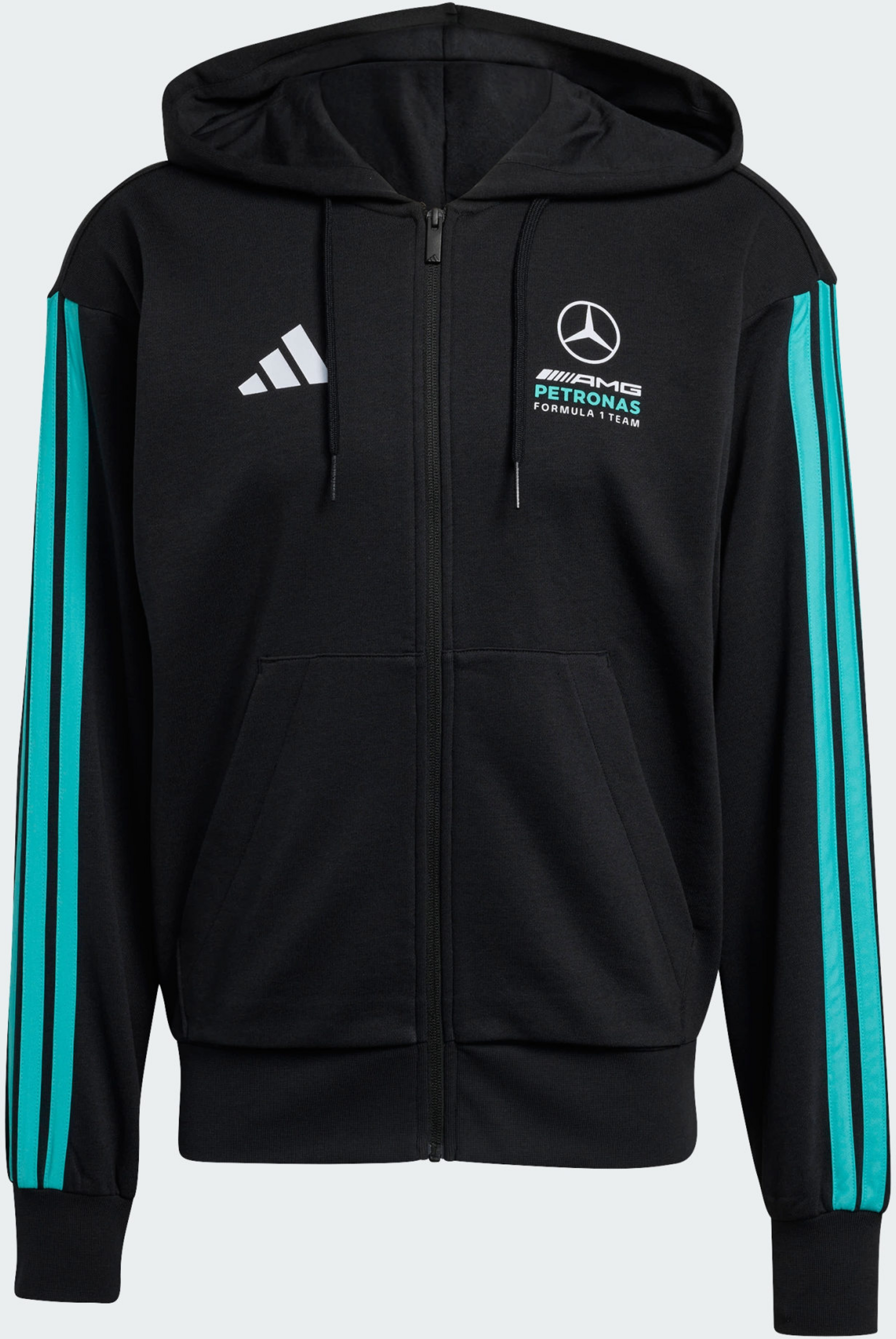ADIDAS, Adidas Mercedes - Amg Petronas Formula 1 Team Dna Huvtr&ouml;ja Med Hel Dragkedja