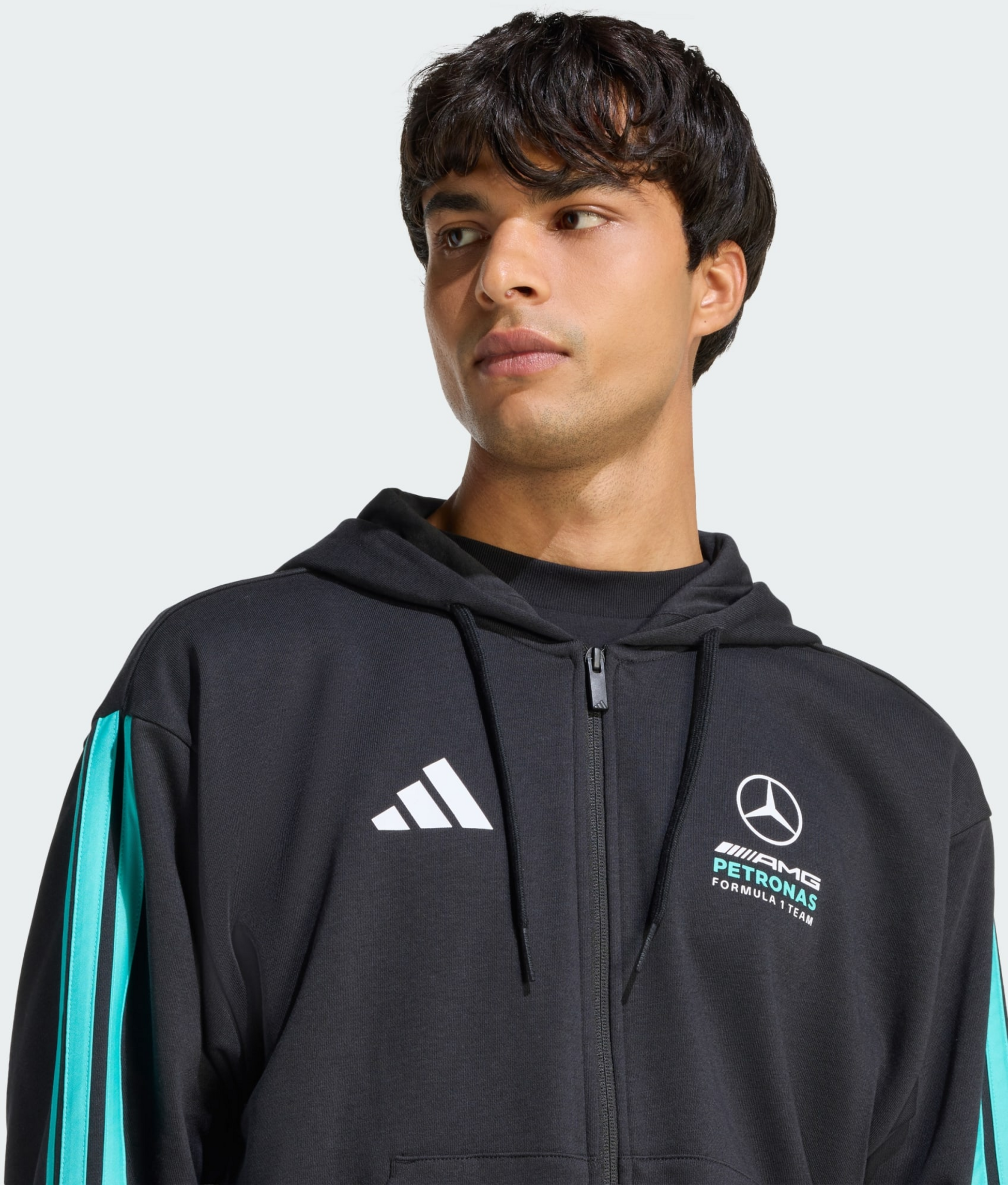 ADIDAS, Adidas Mercedes - Amg Petronas Formula 1 Team Dna Huvtr&ouml;ja Med Hel Dragkedja