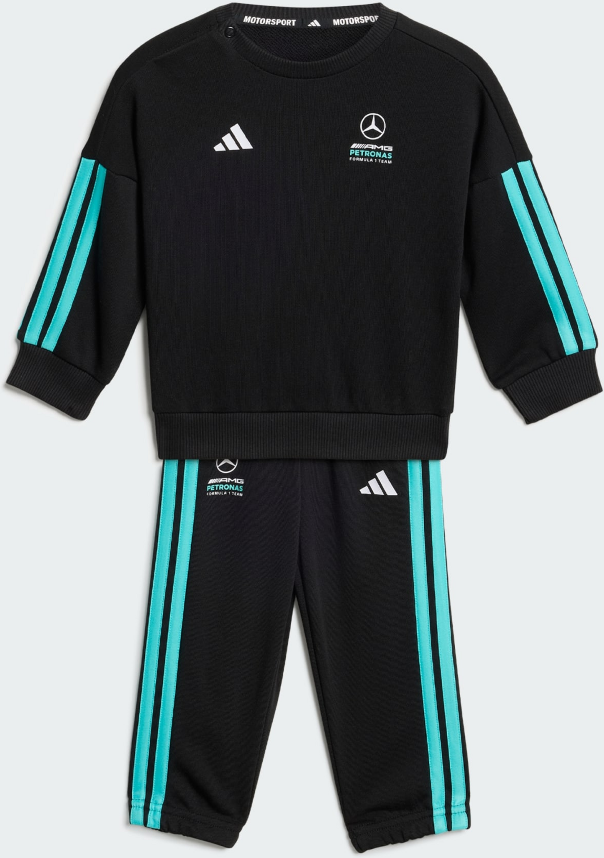 ADIDAS, Adidas Mercedes - Amg Petronas Formula 1 Team Dna L&aring;ng&auml;rmat Joggingset F&ouml;r Baby