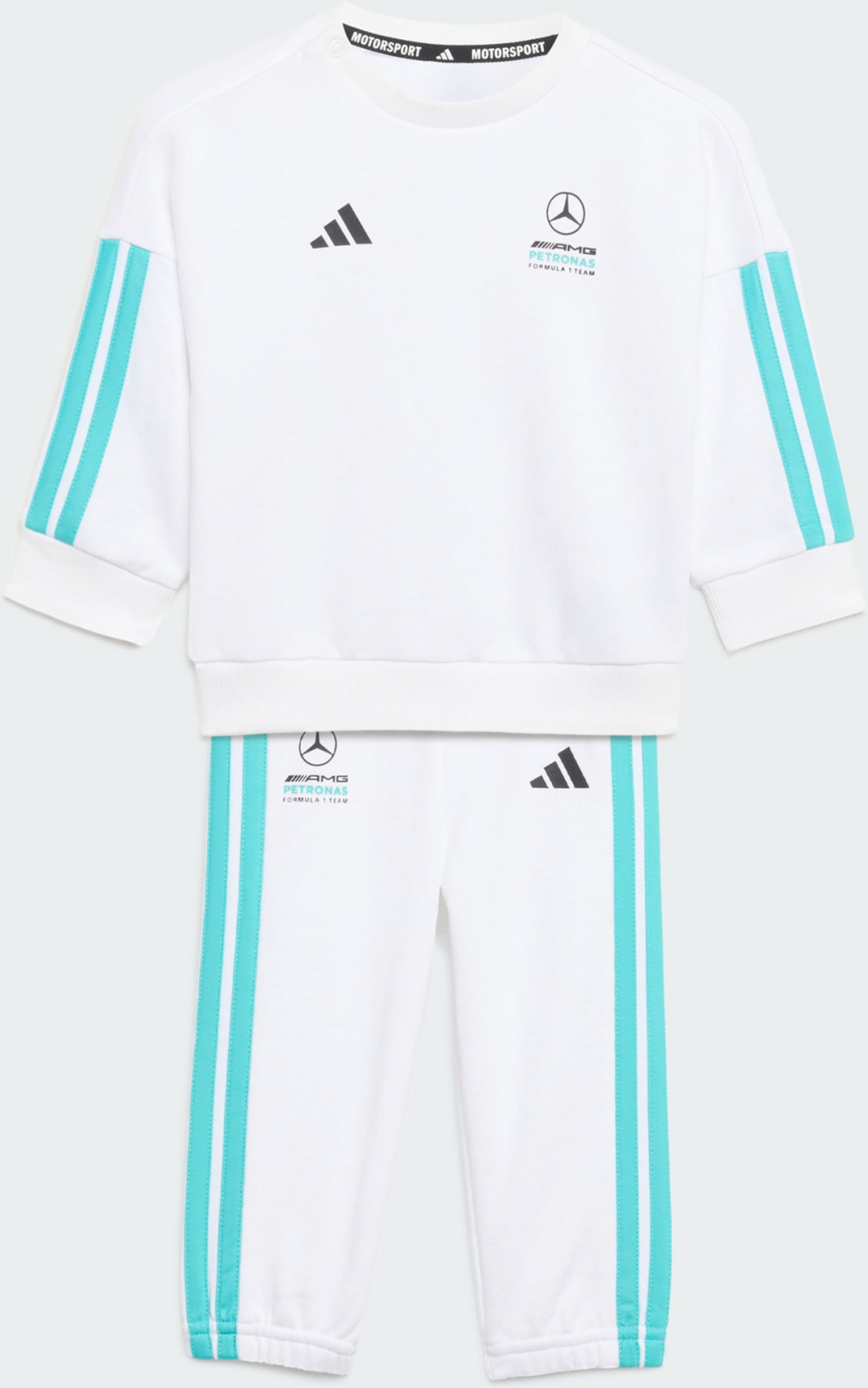 ADIDAS, Adidas Mercedes - Amg Petronas Formula 1 Team Dna L&aring;ng&auml;rmat Joggingset F&ouml;r Baby