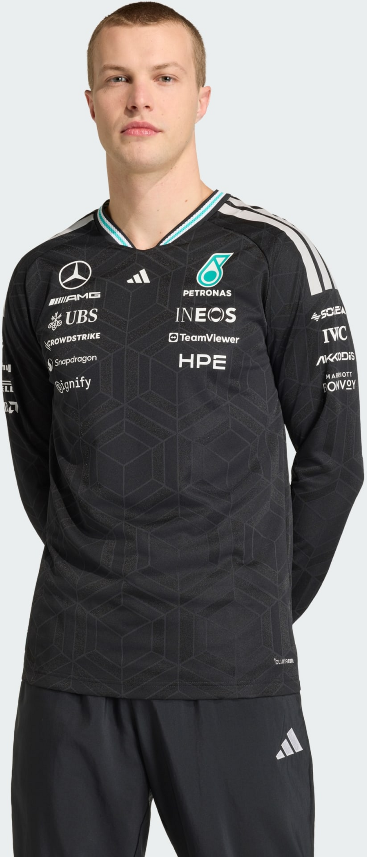 ADIDAS, Adidas Mercedes - Amg Petronas Formula 1 Team Driver Authentic L&aring;ng&auml;rmad Tr&ouml;ja