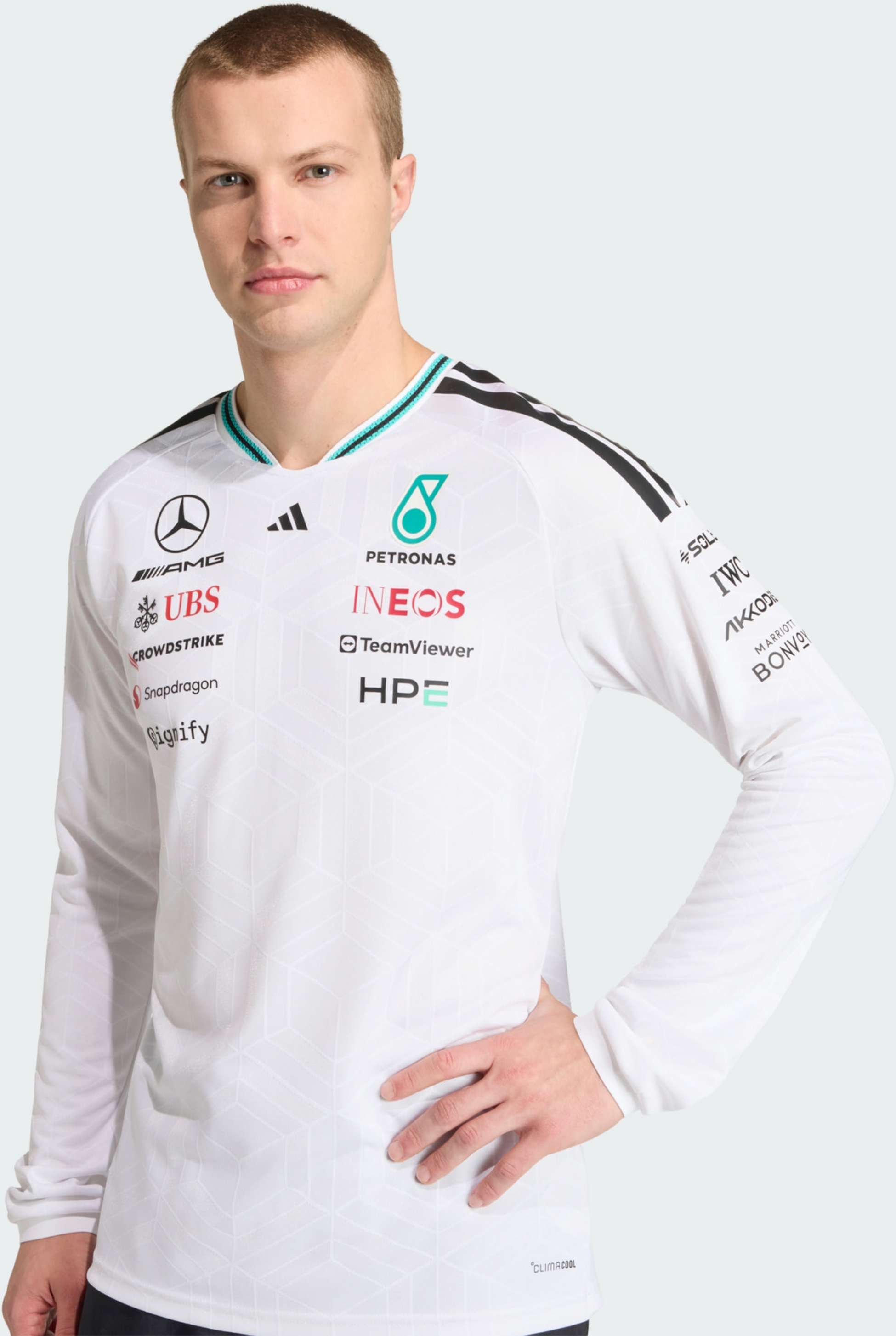 ADIDAS, Adidas Mercedes - Amg Petronas Formula 1 Team Driver Authentic L&aring;ng&auml;rmad Tr&ouml;ja