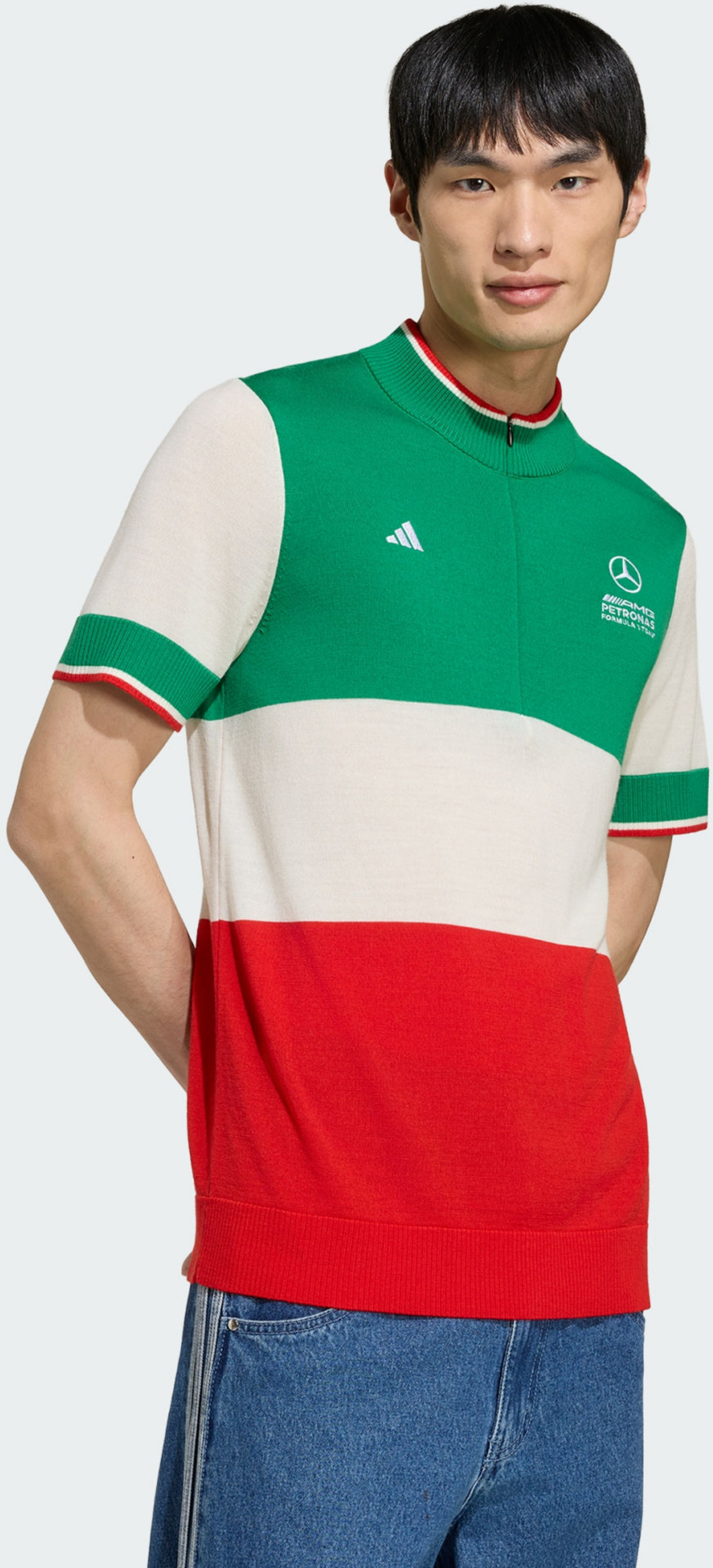 ADIDAS, Adidas Mercedes - Amg Petronas Formula 1 Team Giro Di Mercedes Merino Linne
