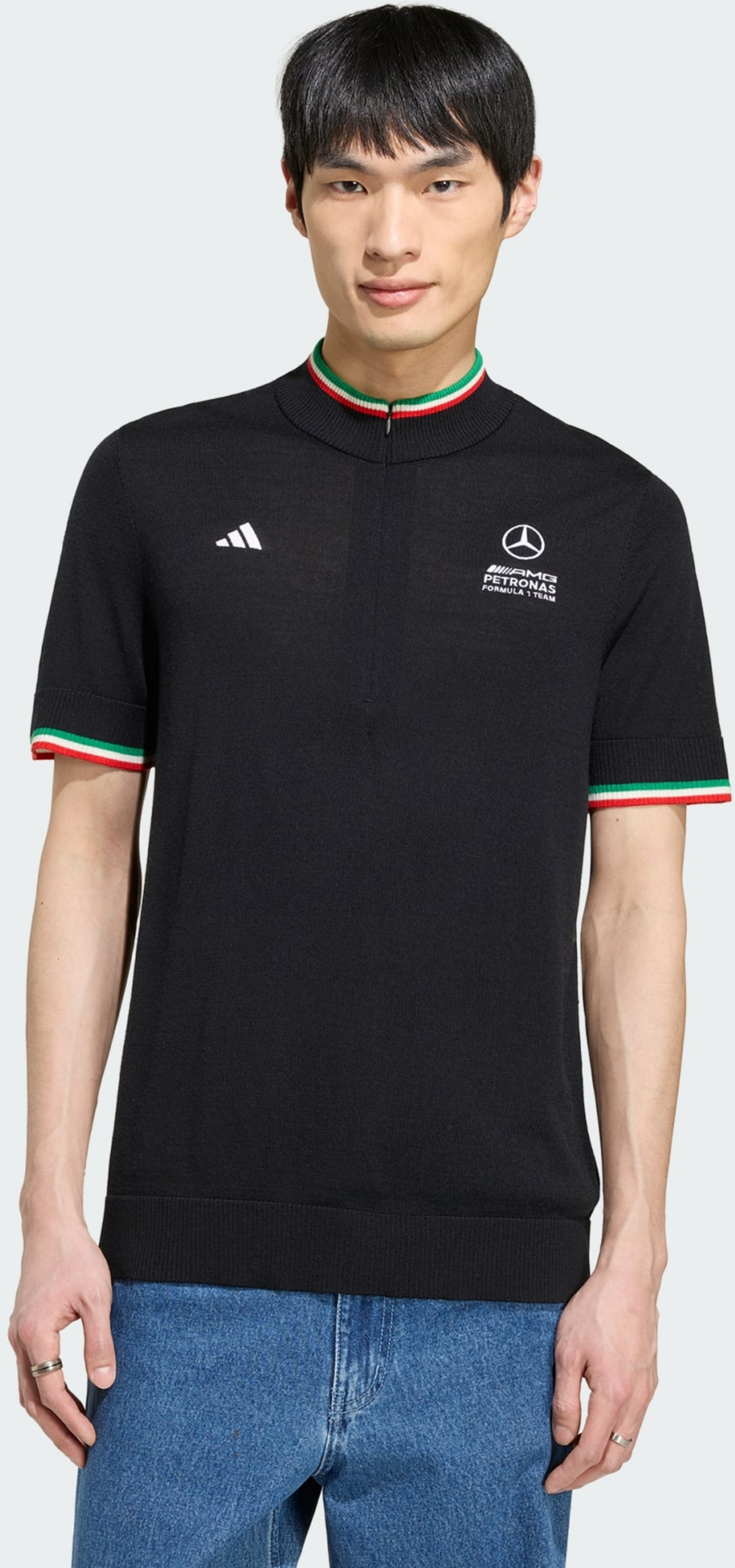 ADIDAS, Adidas Mercedes - Amg Petronas Formula 1 Team Giro Di Mercedes Merino T-shirt