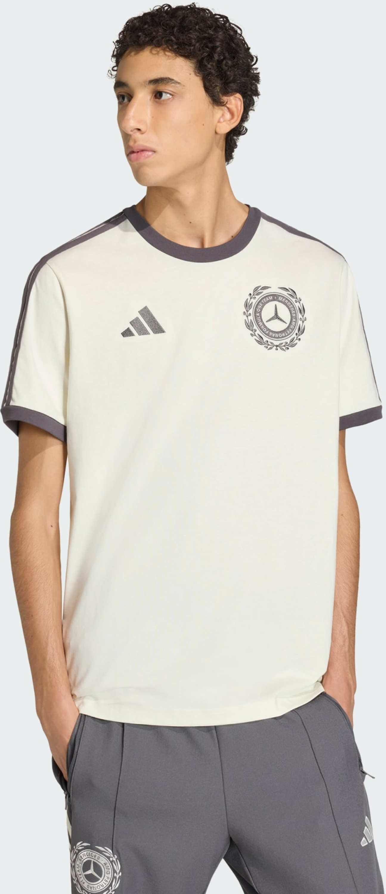 ADIDAS, Adidas Mercedes - Amg Petronas Formula 1 Team Silver Arrows Icon T-shirt M&auml;n