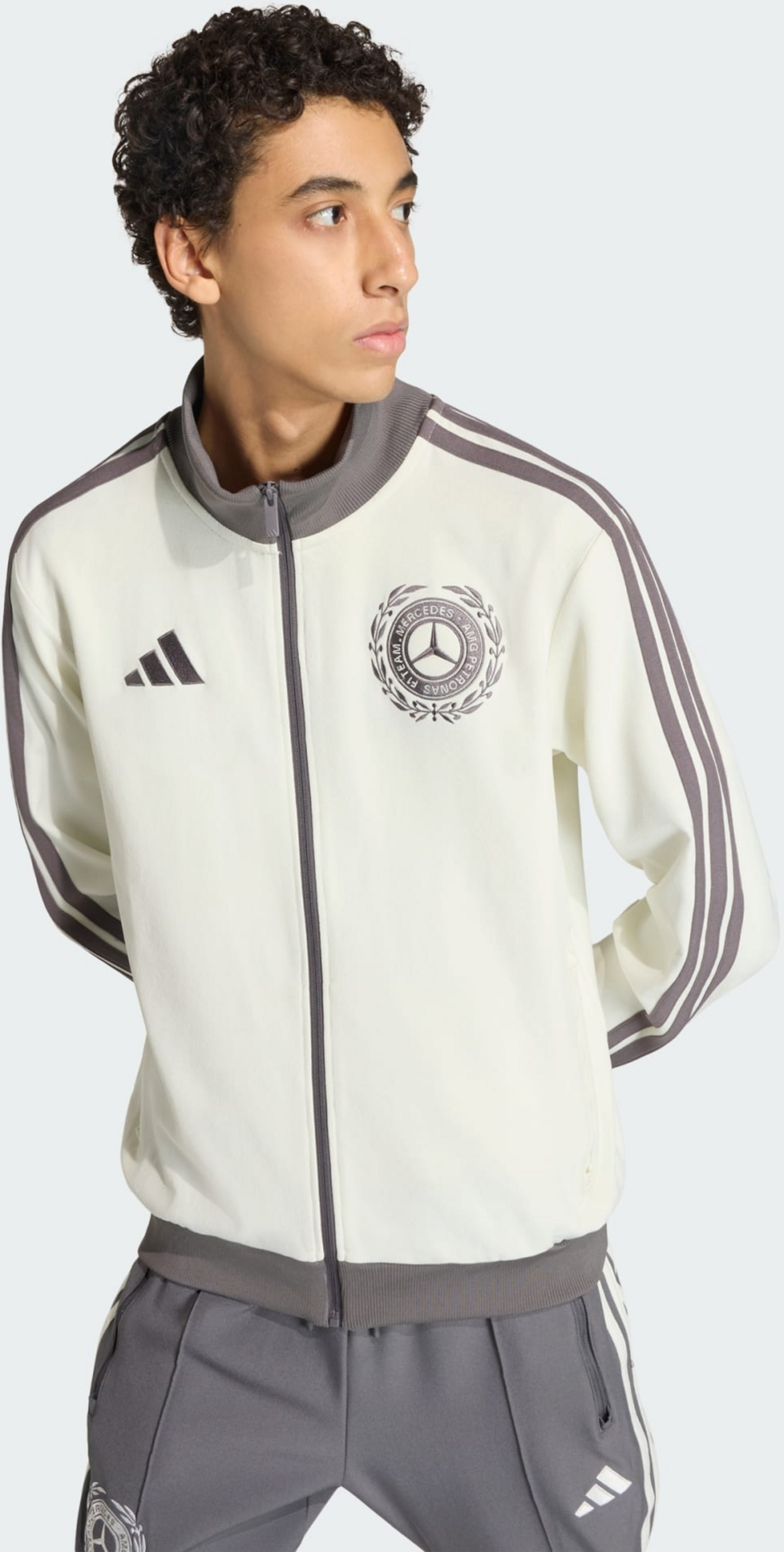 ADIDAS, Adidas Mercedes - Amg Petronas Formula 1 Team Silver Arrows Icon Tr&auml;ningsjacka F&ouml;r Herr