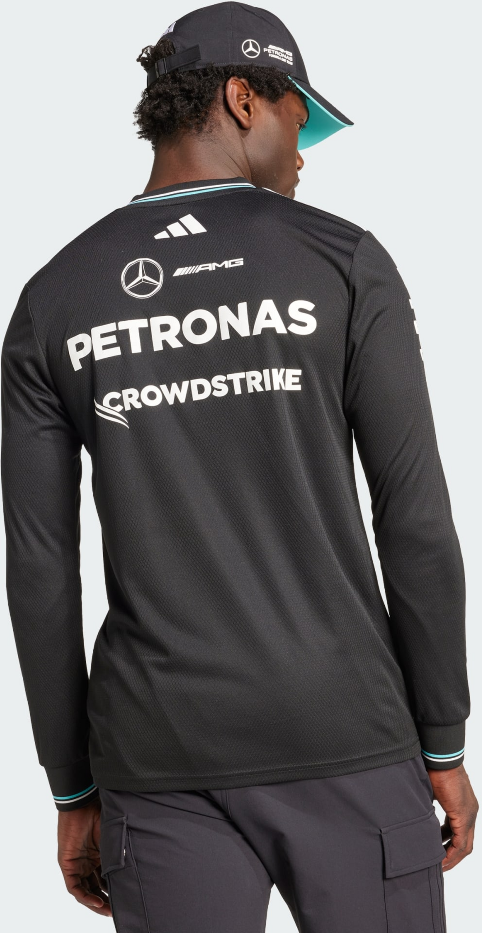 ADIDAS, Adidas Mercedes - Amg Petronas Formula One Team Driver Jersey Authentic Long Sleeve Tr&ouml;ja