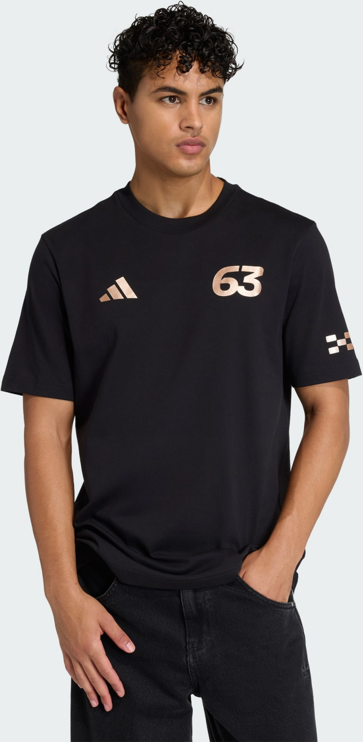 ADIDAS, Adidas Mercedes - Amg Petronas Formula One Team George Russell Las Vegas Tee