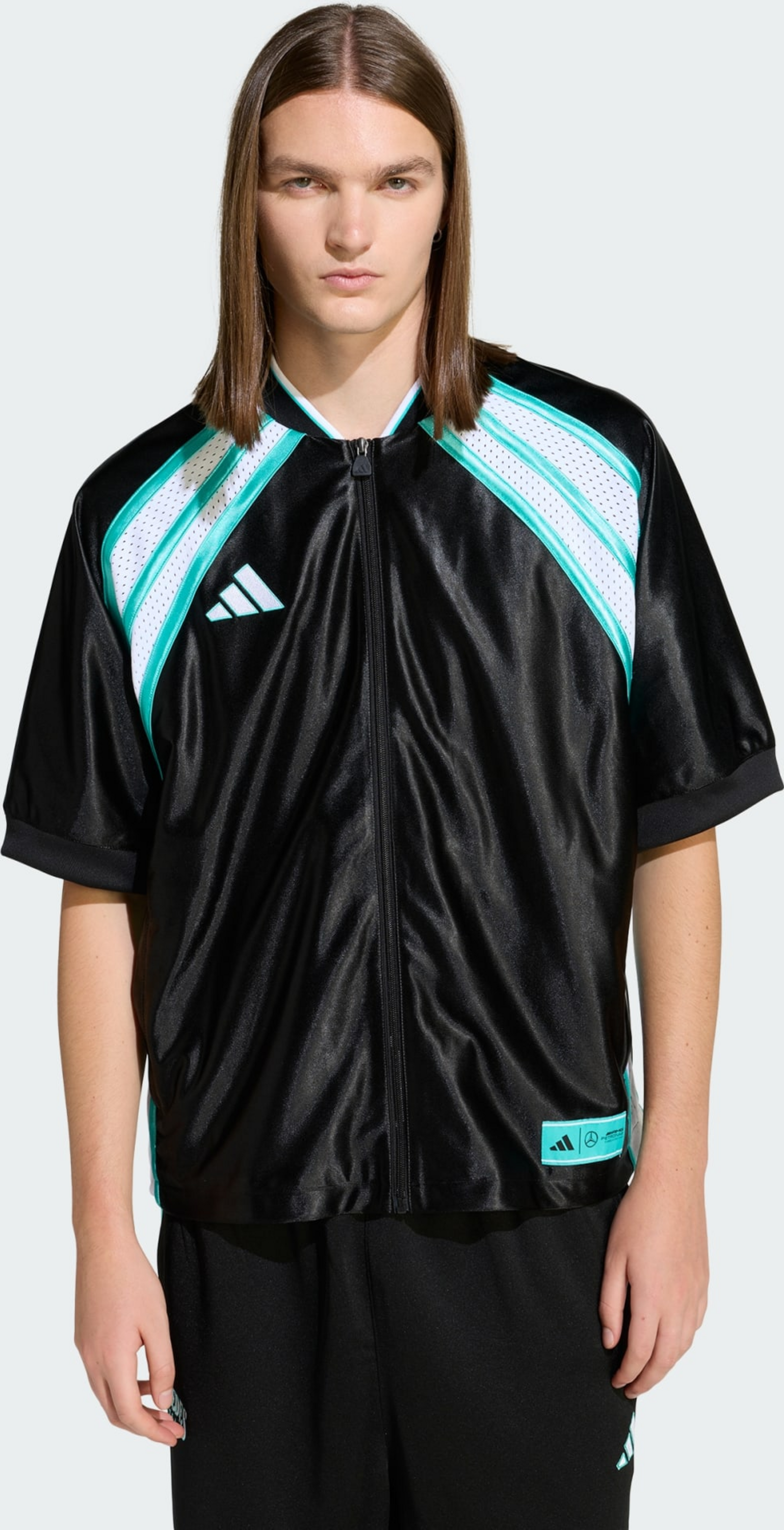 ADIDAS, Adidas Mercedes - Amg Petronas Formula One Team Las Vegas Baseball Shirt Men