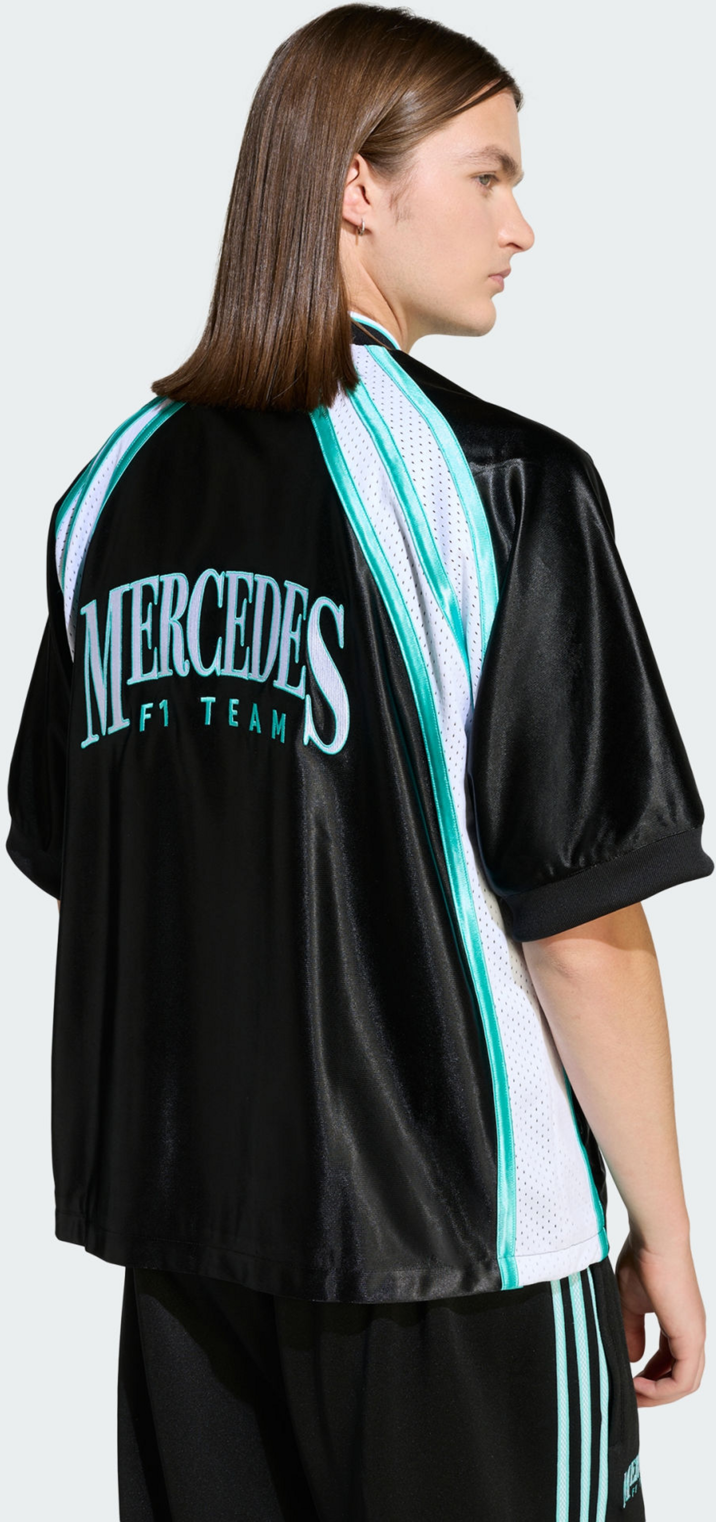 ADIDAS, Adidas Mercedes - Amg Petronas Formula One Team Las Vegas Baseball Shirt Men