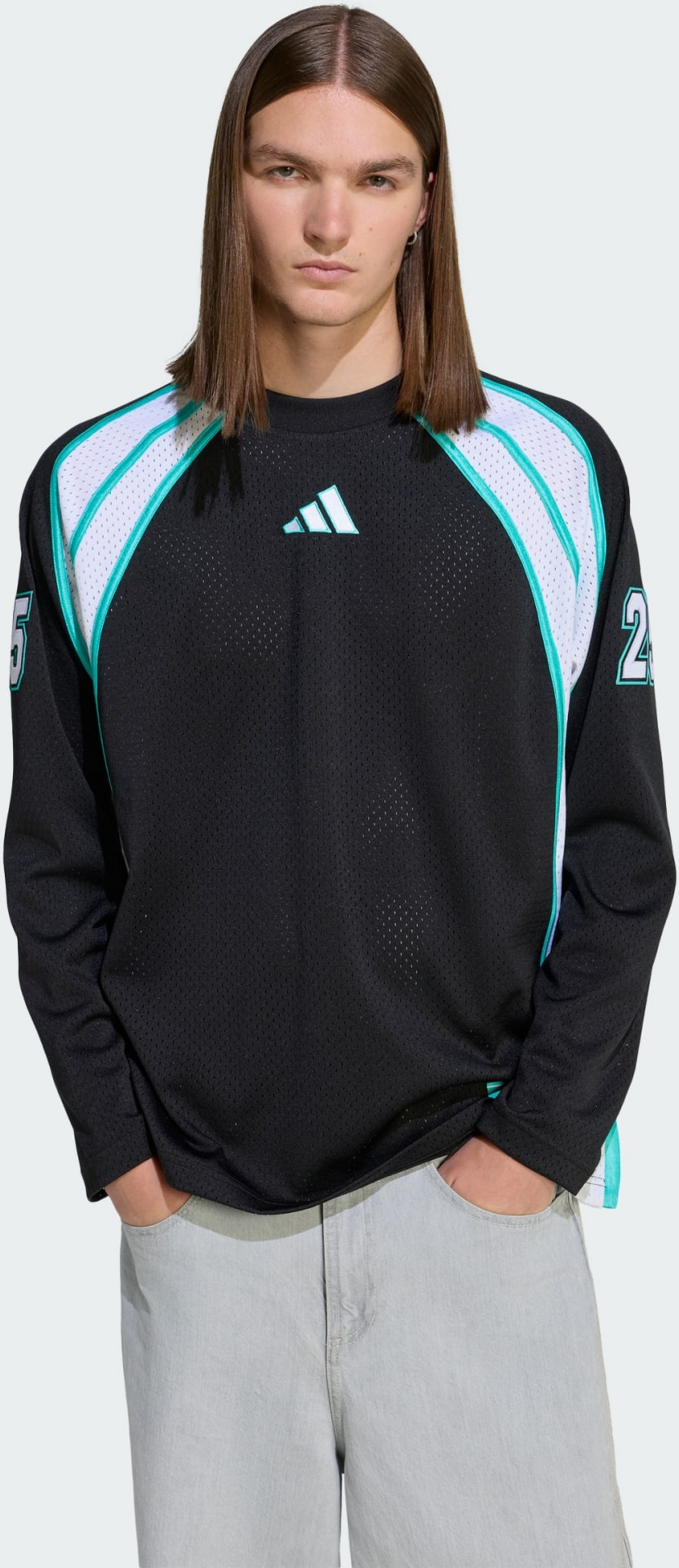 ADIDAS, Adidas Mercedes - Amg Petronas Formula One Team Las Vegas Longsleeve T-shirt Herr