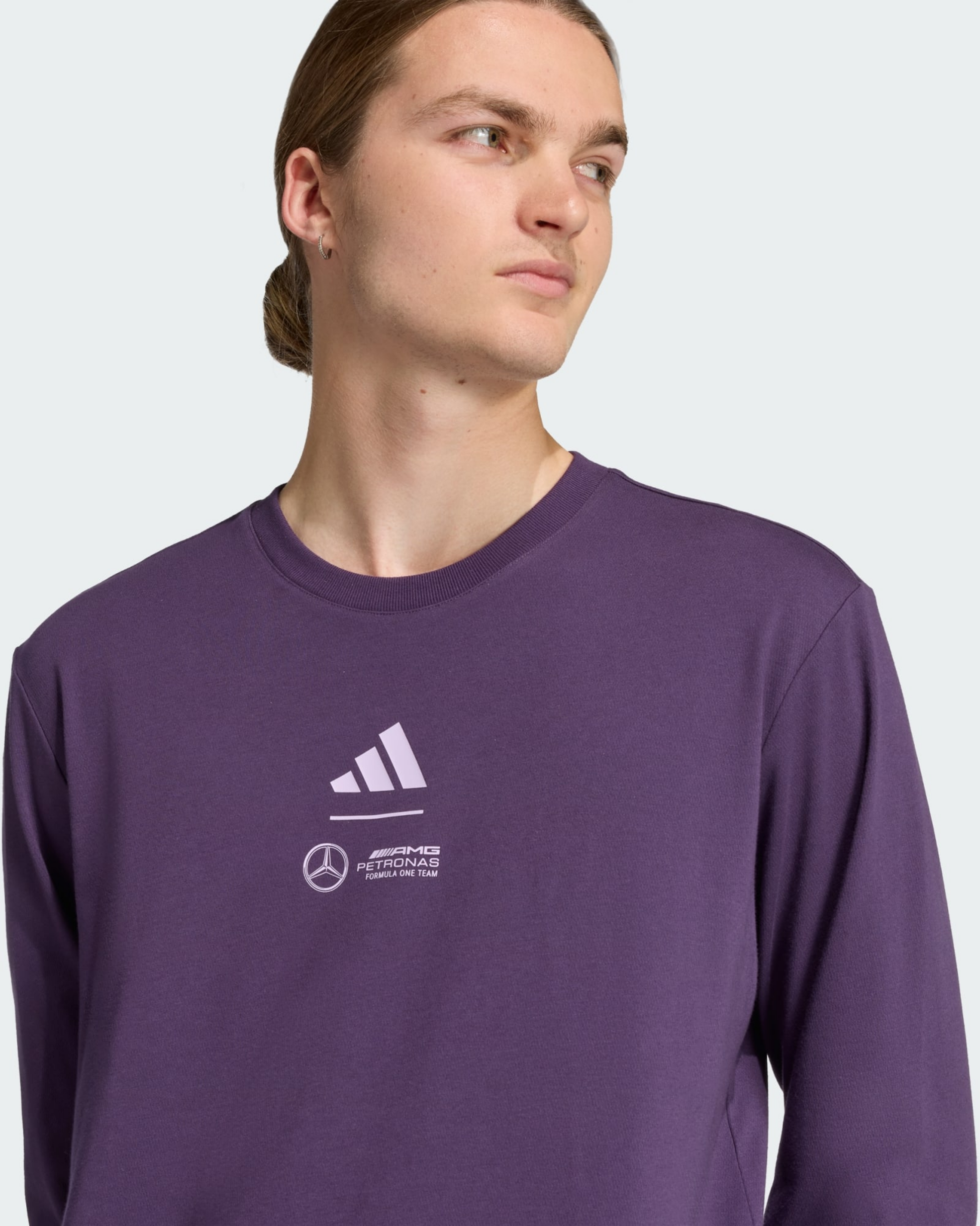 ADIDAS, Adidas Mercedes - Amg Petronas Formula One Team Premium Woven Tee Long Sleeve