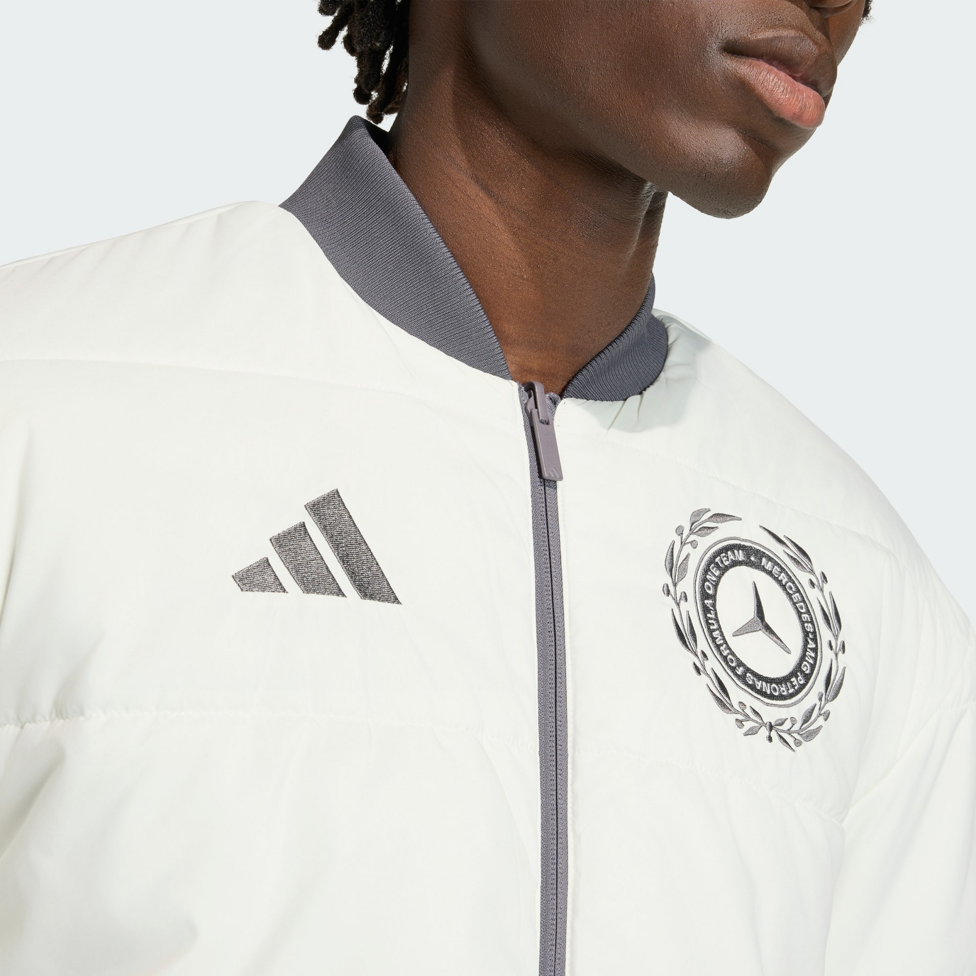 ADIDAS, Adidas Mercedes Amg Petronas Formula 1 Team Silver Arrows Icon Jacka F&ouml;r M&auml;n