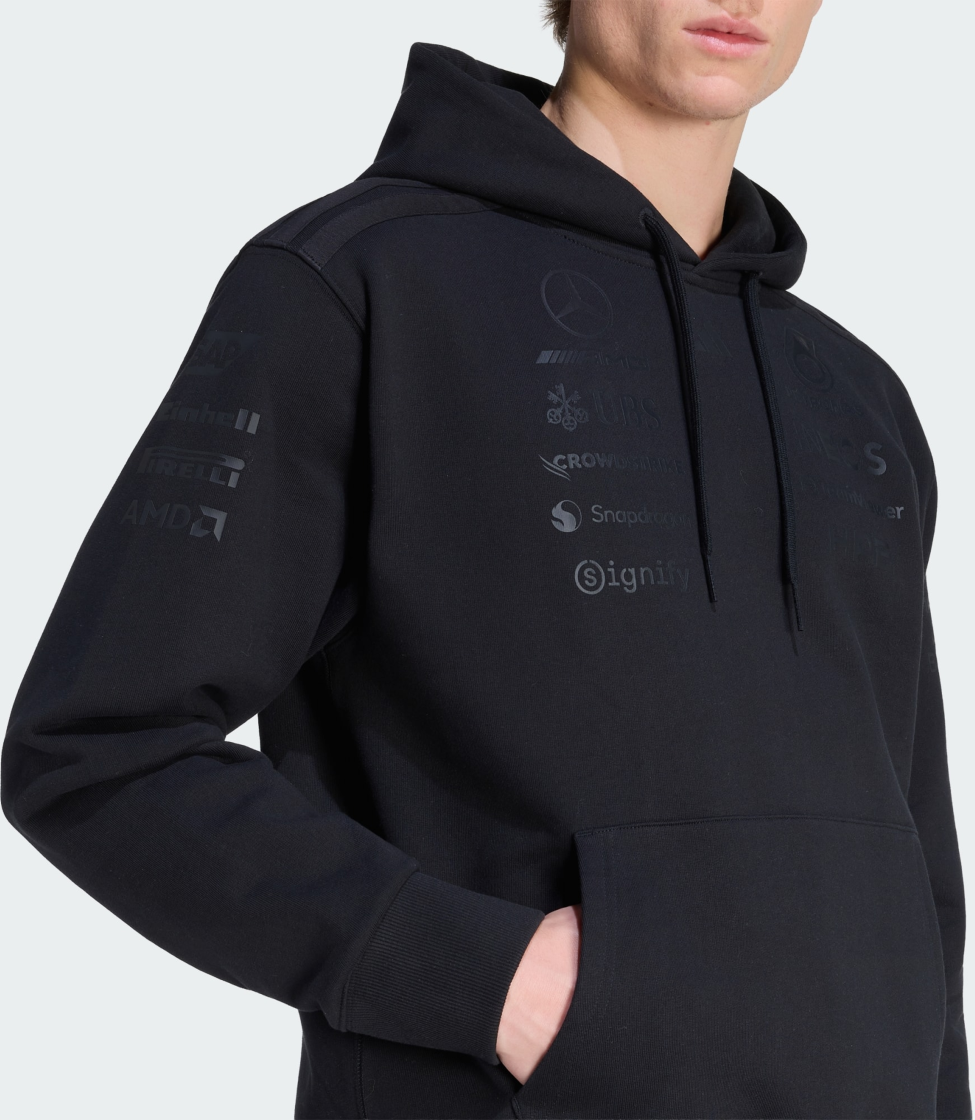 ADIDAS, Adidas Mercedes-amg Petronas Formula 1 Team Night Driver Huvtr&ouml;ja F&ouml;r Herr