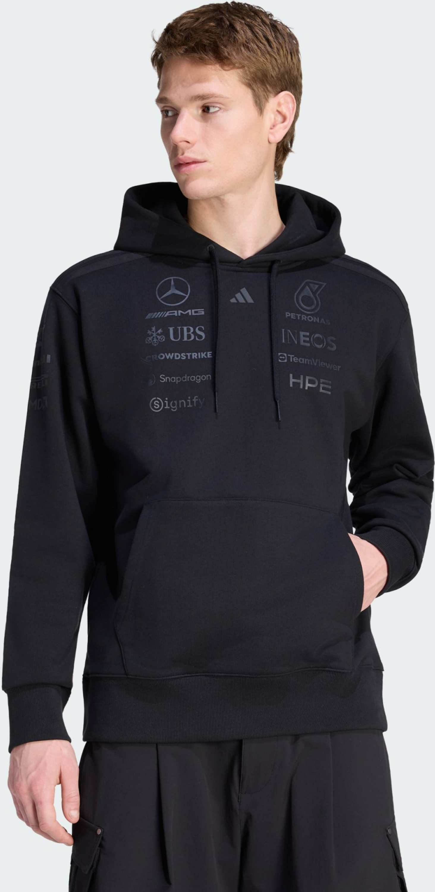 ADIDAS, Adidas Mercedes-amg Petronas Formula 1 Team Night Driver Huvtr&ouml;ja F&ouml;r Herr