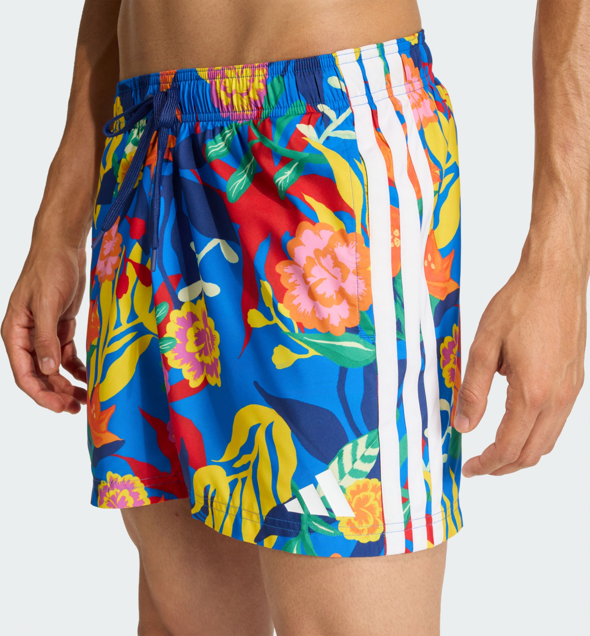 ADIDAS, Adidas Mexicana Florals 3 Stripes Badshorts 5 Tum