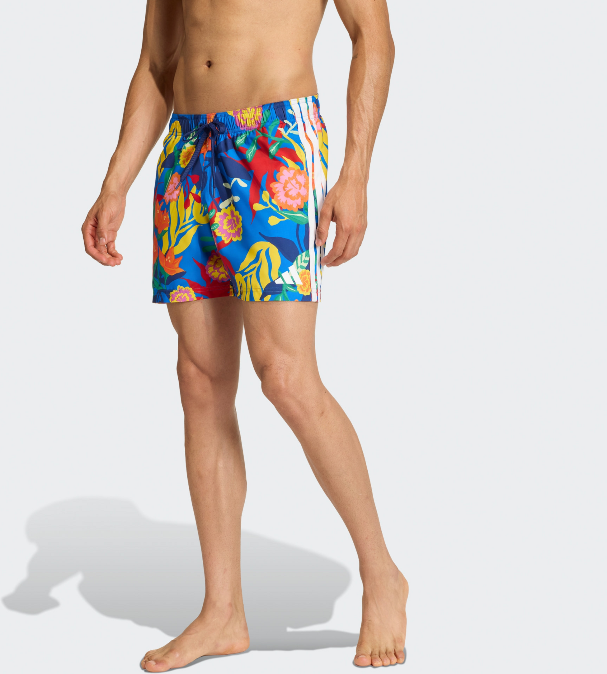 ADIDAS, Adidas Mexicana Florals 3 Stripes Badshorts 5 Tum