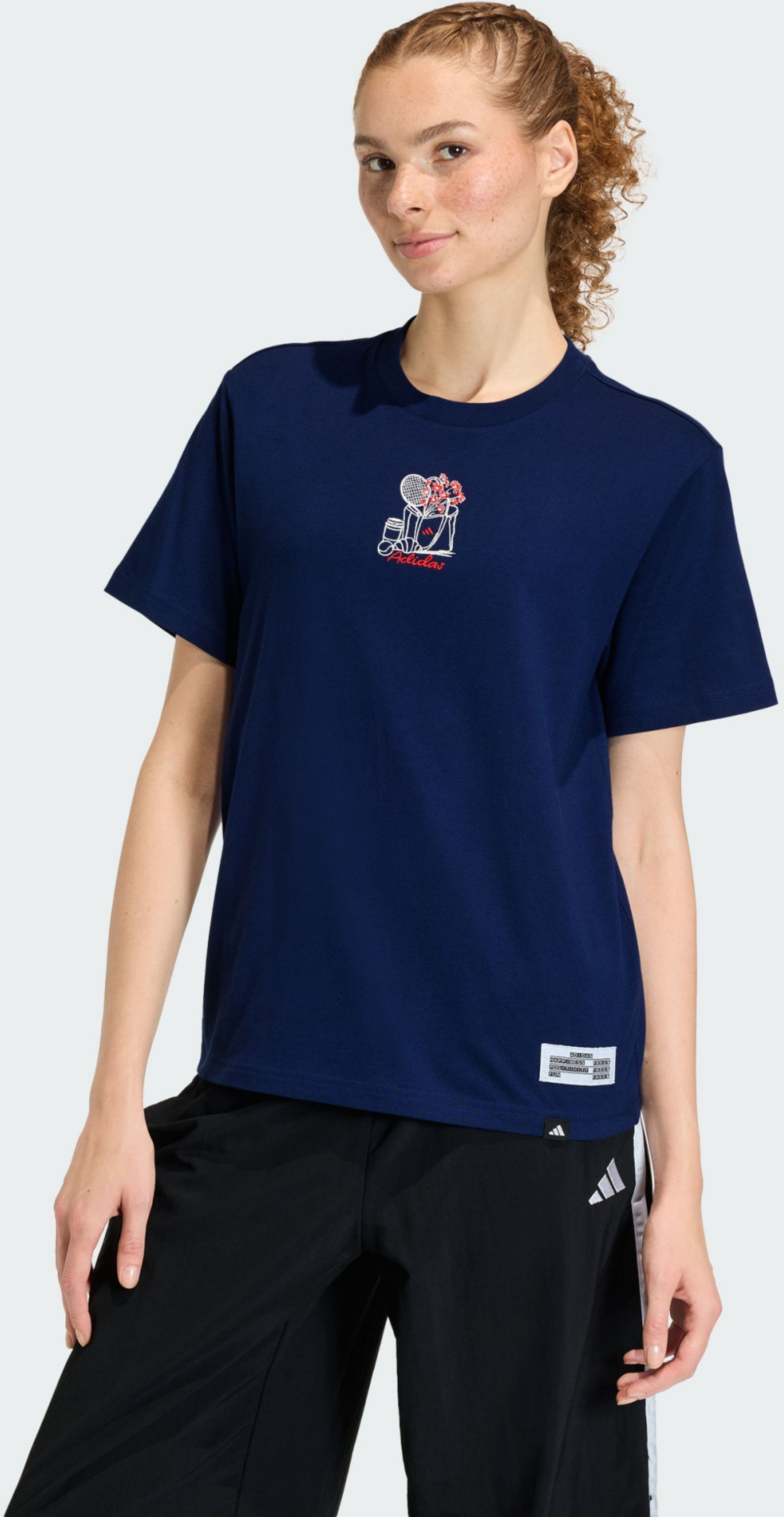 ADIDAS, Adidas Mini Embroidery Graphic T-shirt