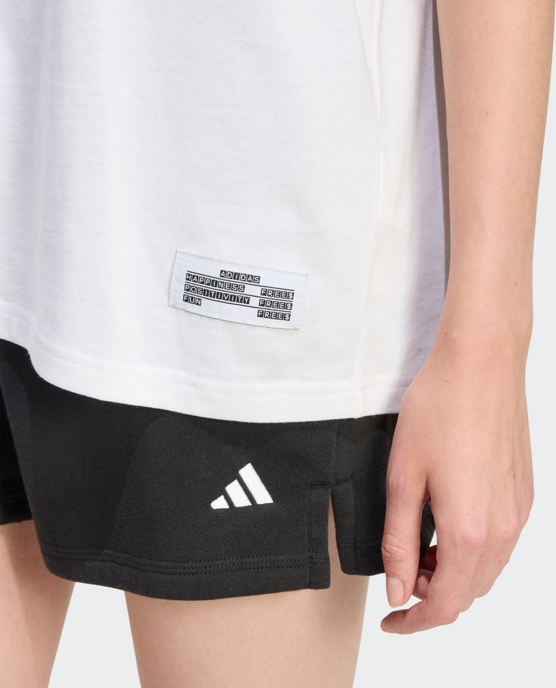 ADIDAS, Adidas Mini Embroidery Oversized Graphic T-shirt
