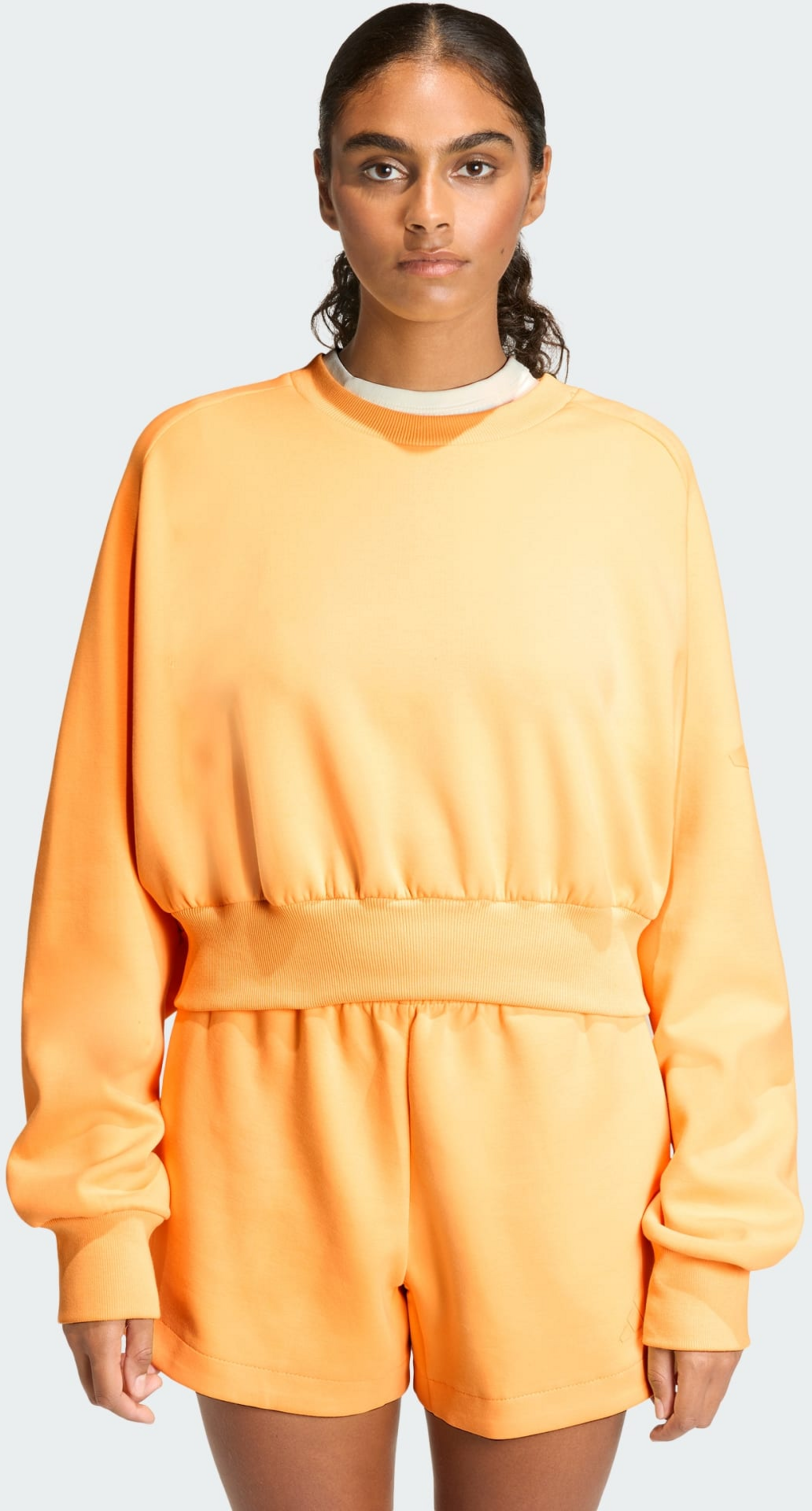 ADIDAS, Adidas Mjuk Lux-sweatshirt Med Lös Passform