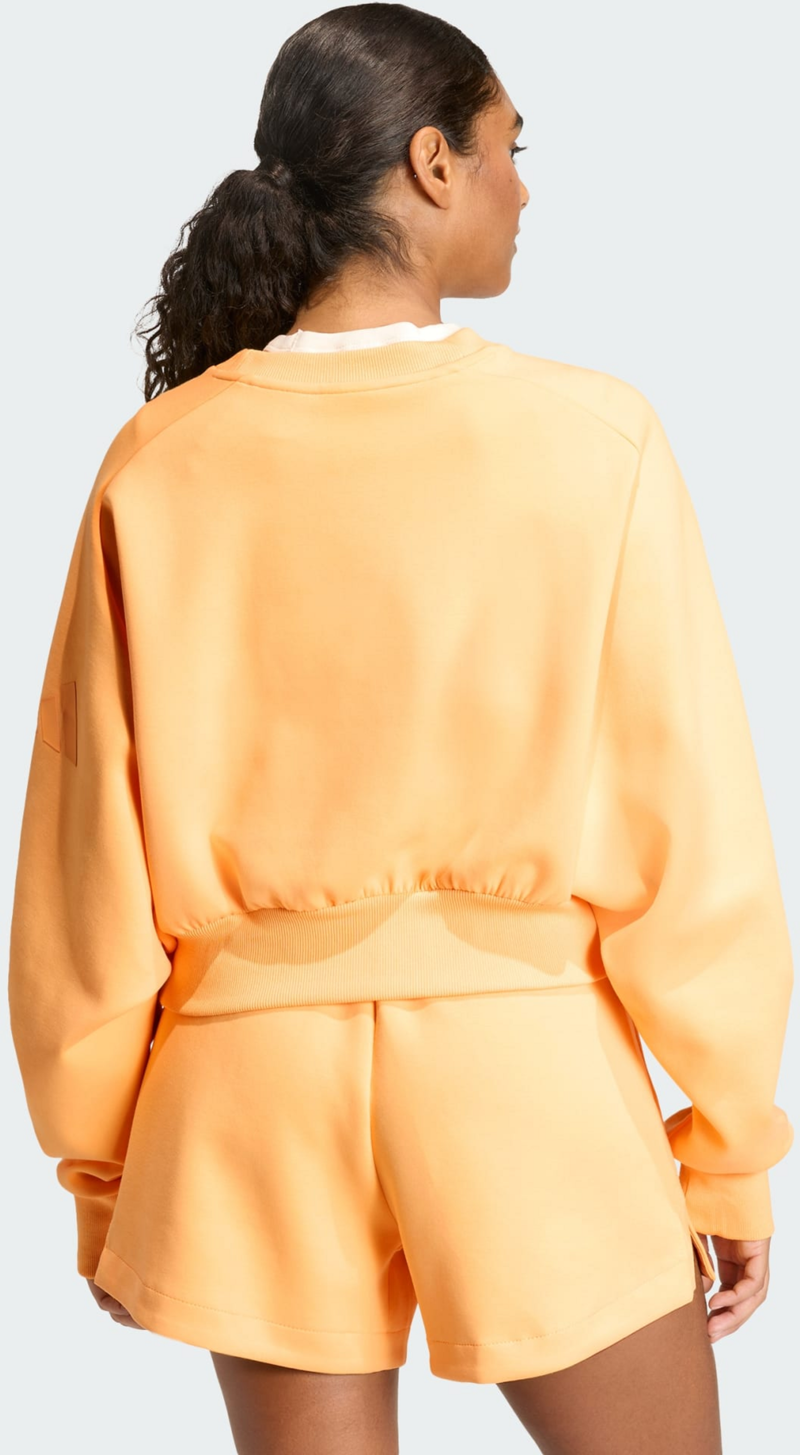 ADIDAS, Adidas Mjuk Lux-sweatshirt Med Lös Passform