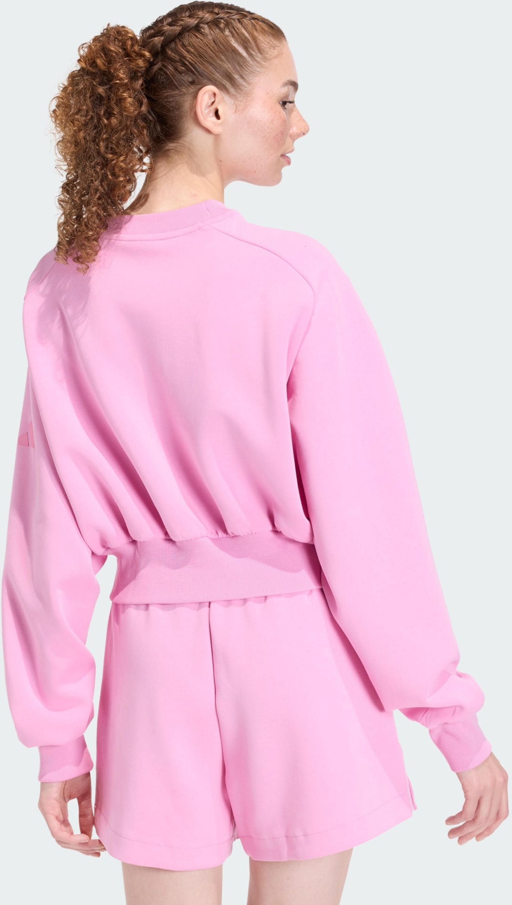 ADIDAS, Adidas Mjuk Lux-sweatshirt Med Lös Passform