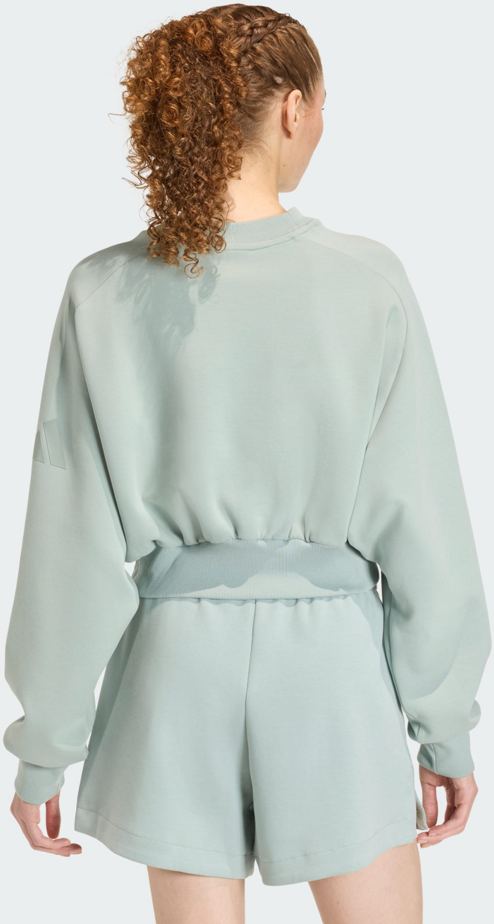 ADIDAS, Adidas Mjuk Lux-sweatshirt Med Lös Passform