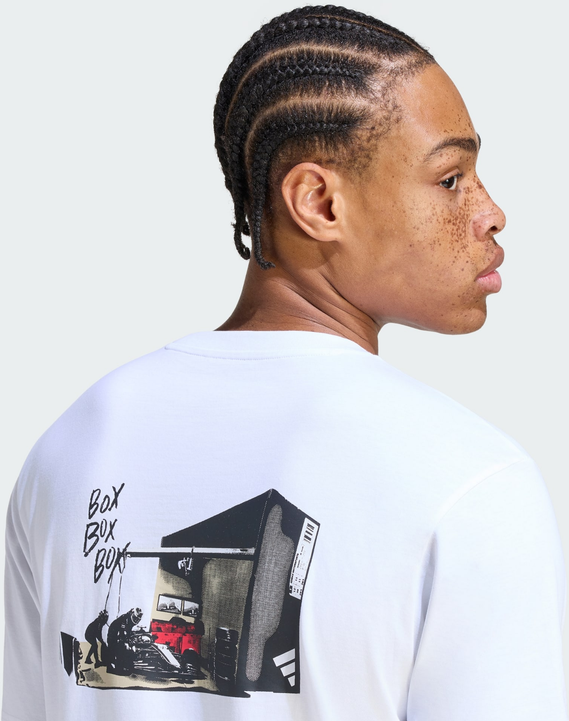 ADIDAS, Adidas Motorsport Box 3 T-shirt Med Grafik