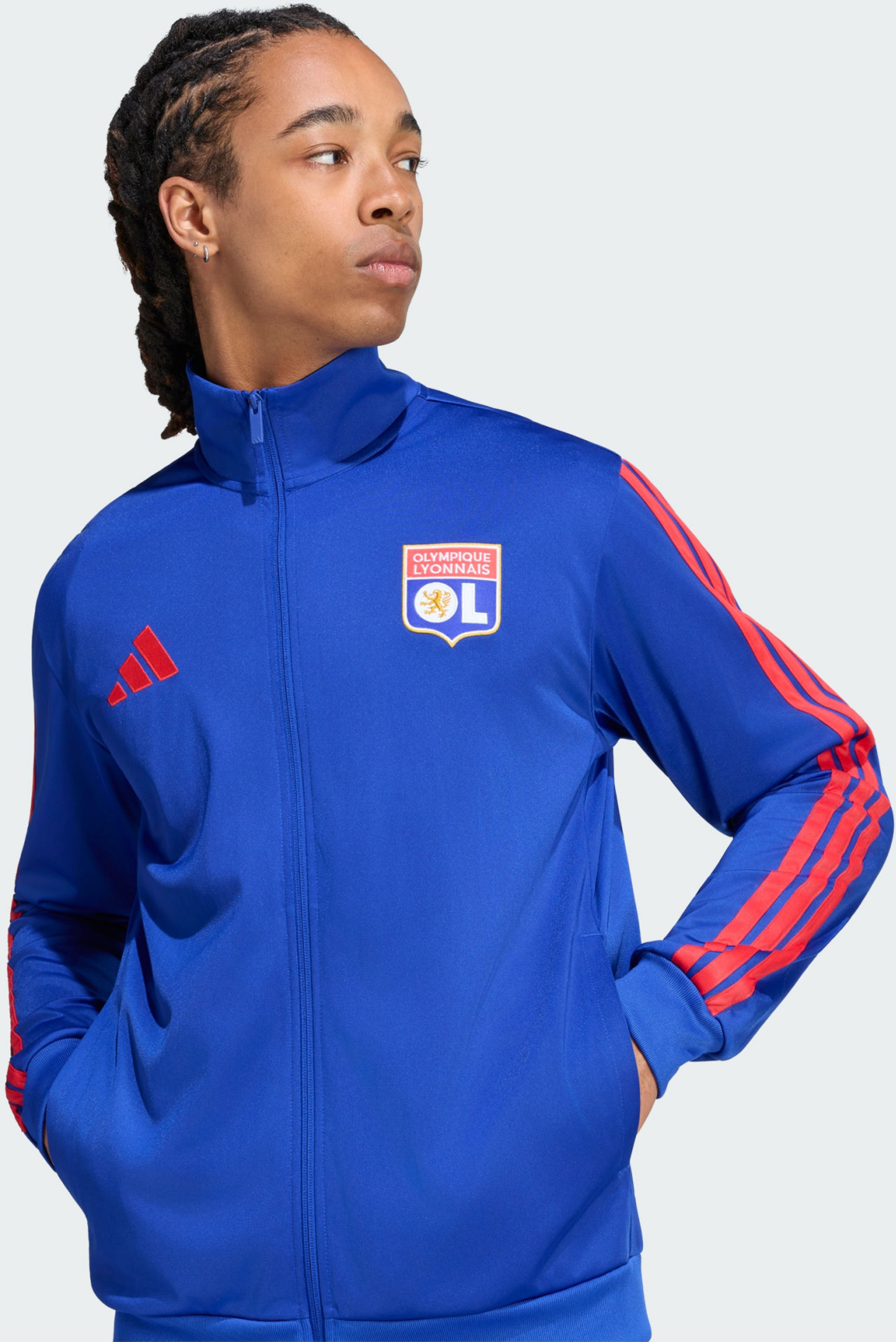 ADIDAS, Adidas Olympique Lyonnais Dna Tr&auml;ningsjacka