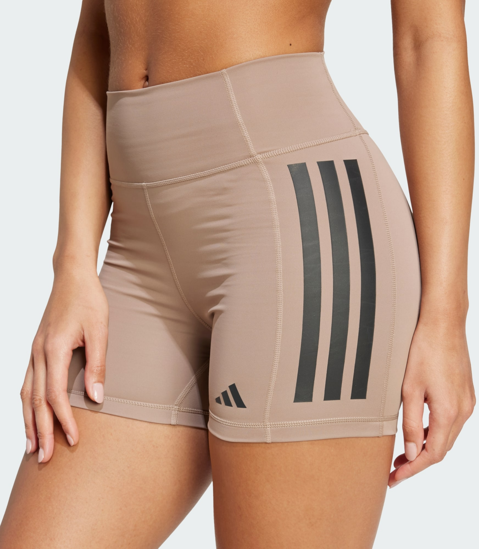 ADIDAS, Adidas Optim&eacute; 3-stripes 1/4 Korta Leggings