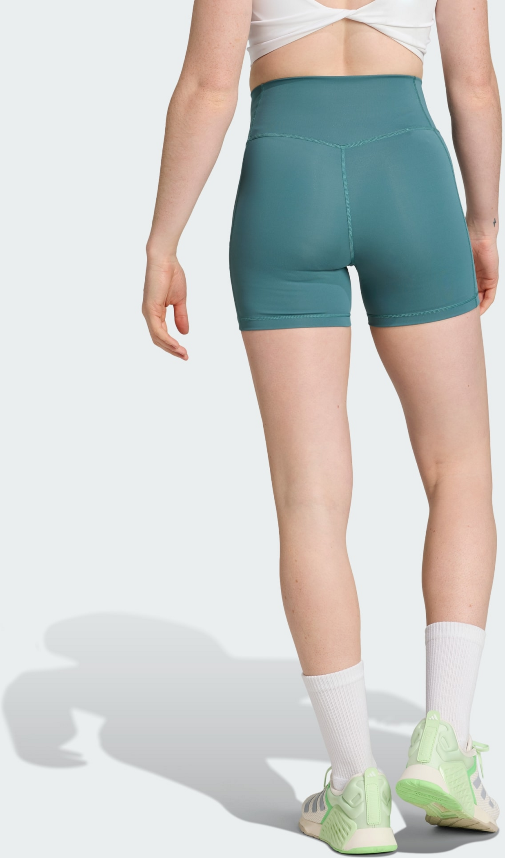 ADIDAS, Adidas Optimé 3-stripes 1/4 Korta Leggings