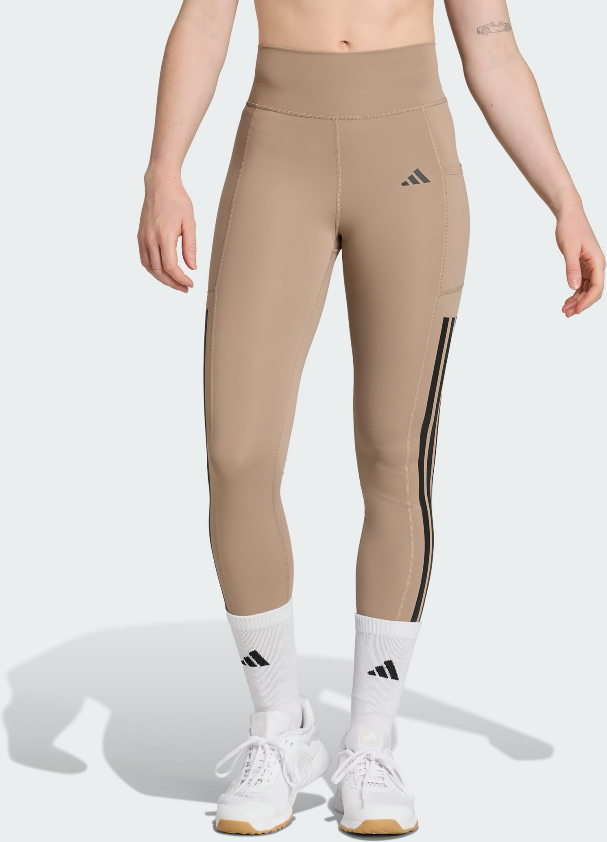 ADIDAS, Adidas Optimé 3-stripes Hellånga Leggings