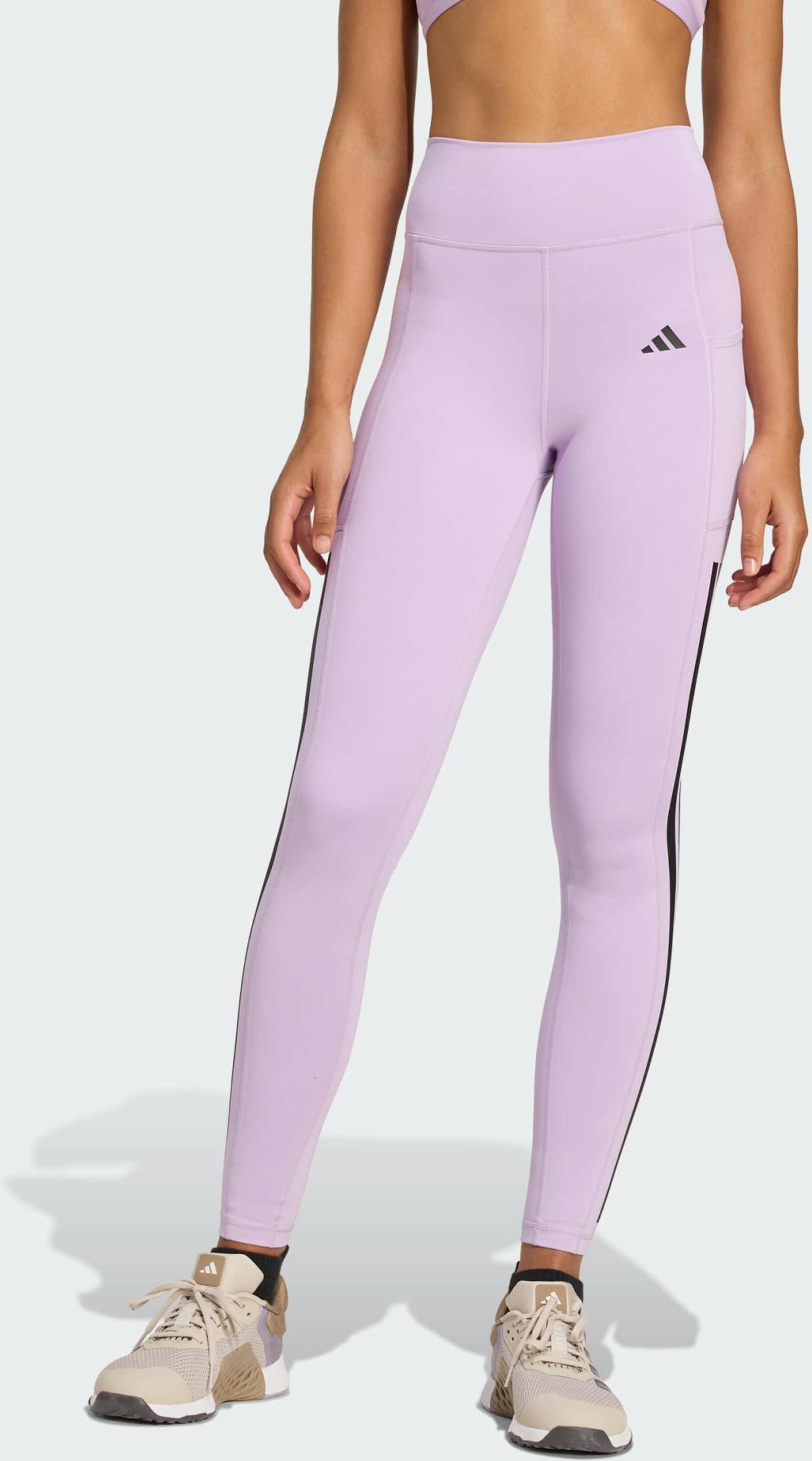 ADIDAS, Adidas Optimé 3-stripes Hellånga Leggings