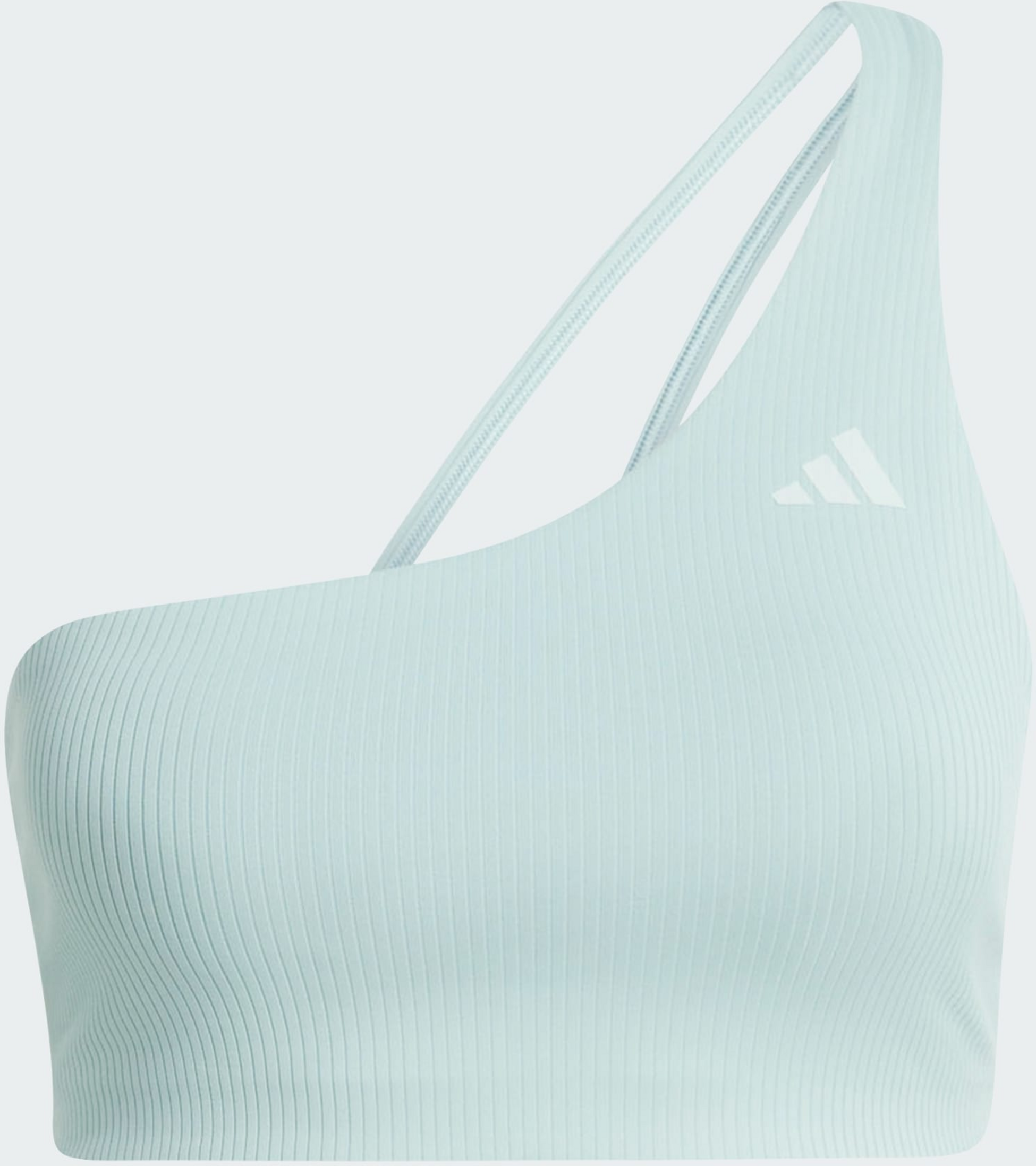 ADIDAS, Adidas Optime Asymmetrisk Tränings-bh Med Ribbning För Lätt Stöd