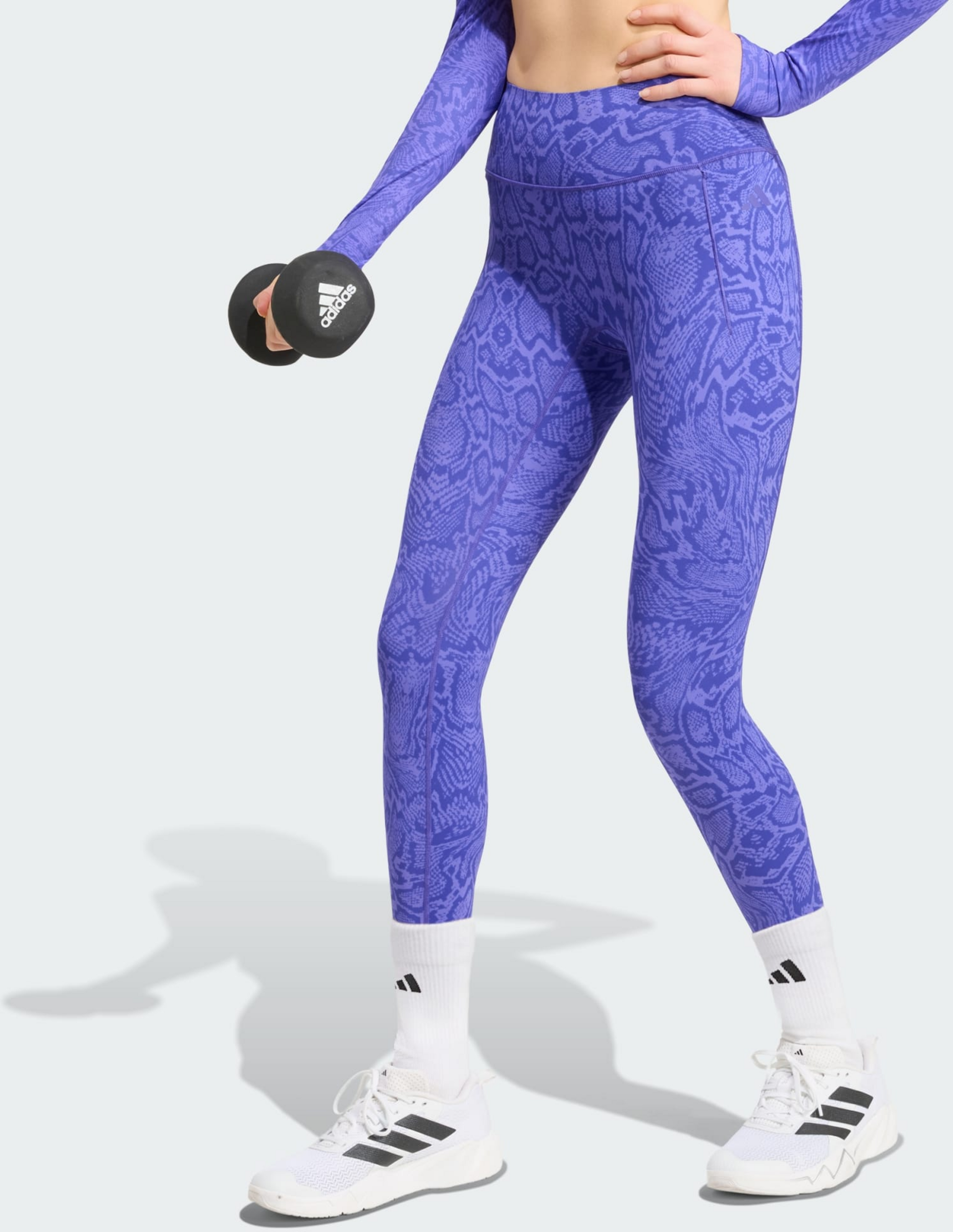 ADIDAS, Adidas Optime Primelift Snake 7/8 Leggings