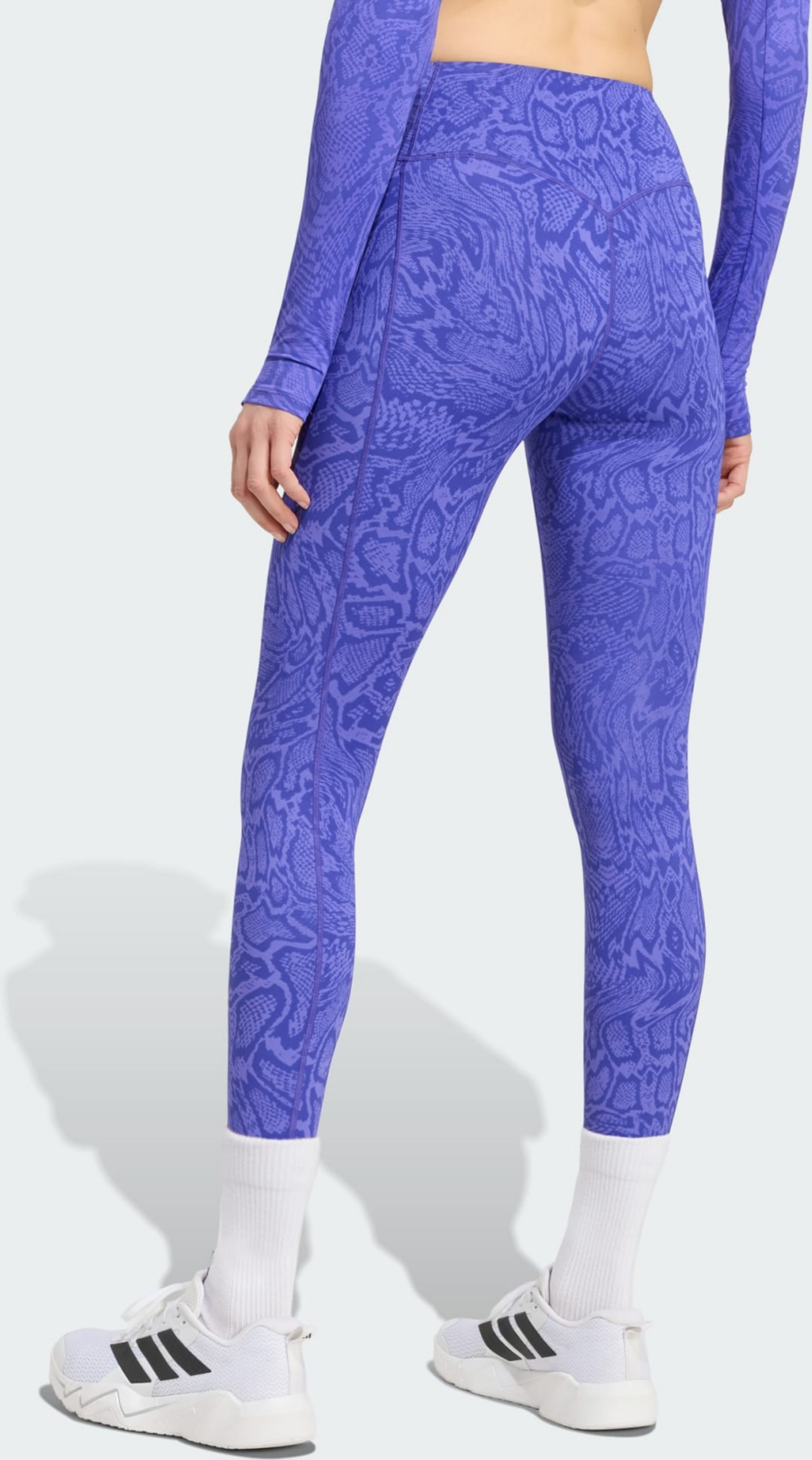 ADIDAS, Adidas Optime Primelift Snake 7/8 Leggings