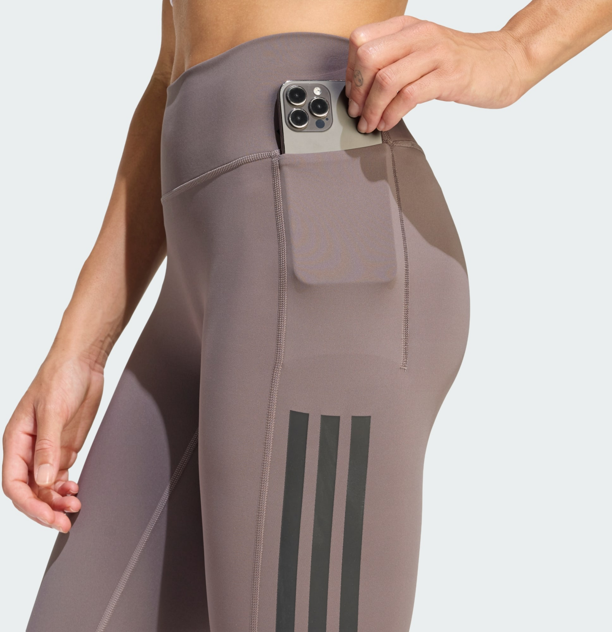 ADIDAS, Adidas Optime Workout 3-stripes 7/8 Leggings