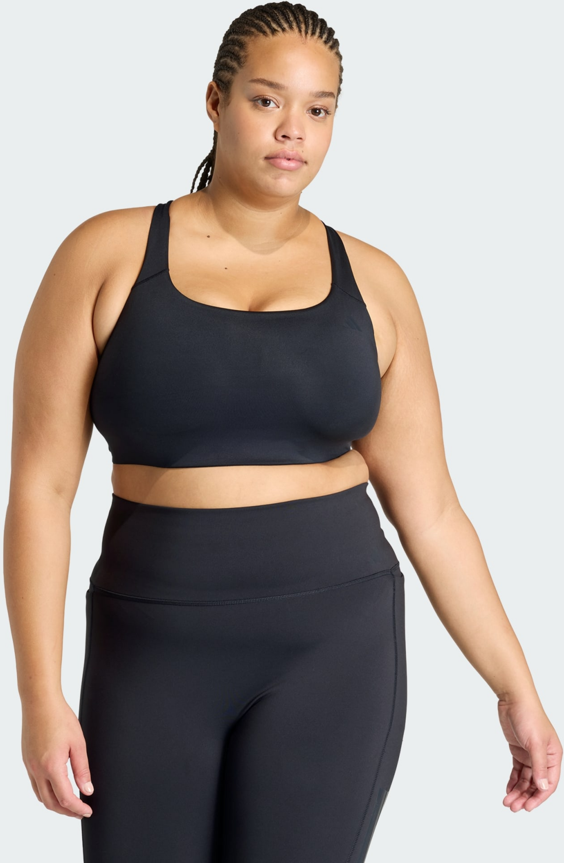 ADIDAS, Adidas Optime Workout 3-stripes Medium Support Bh (plus Size)