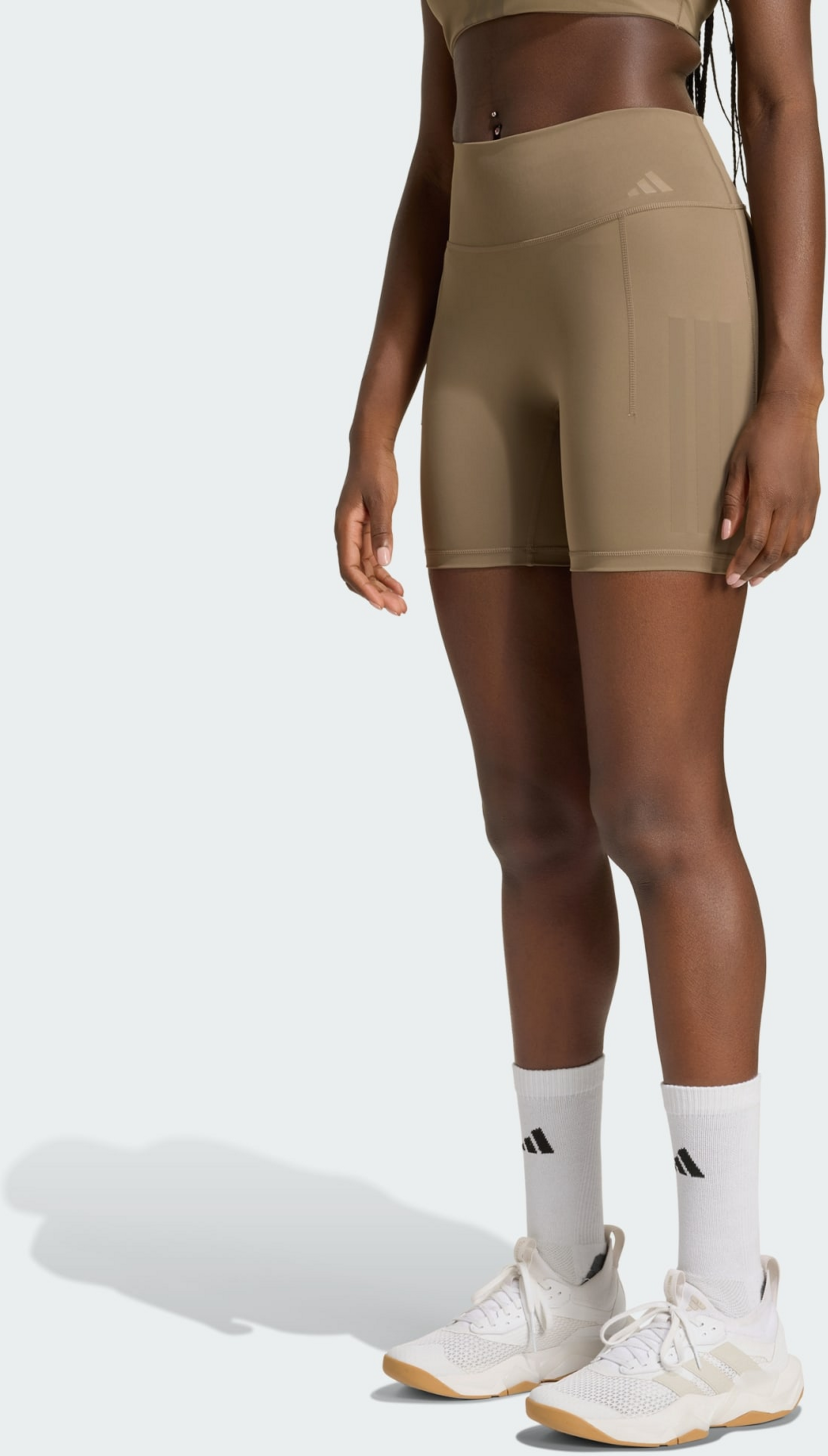 ADIDAS, Adidas Optime Workout 3-stripes Short Leggings