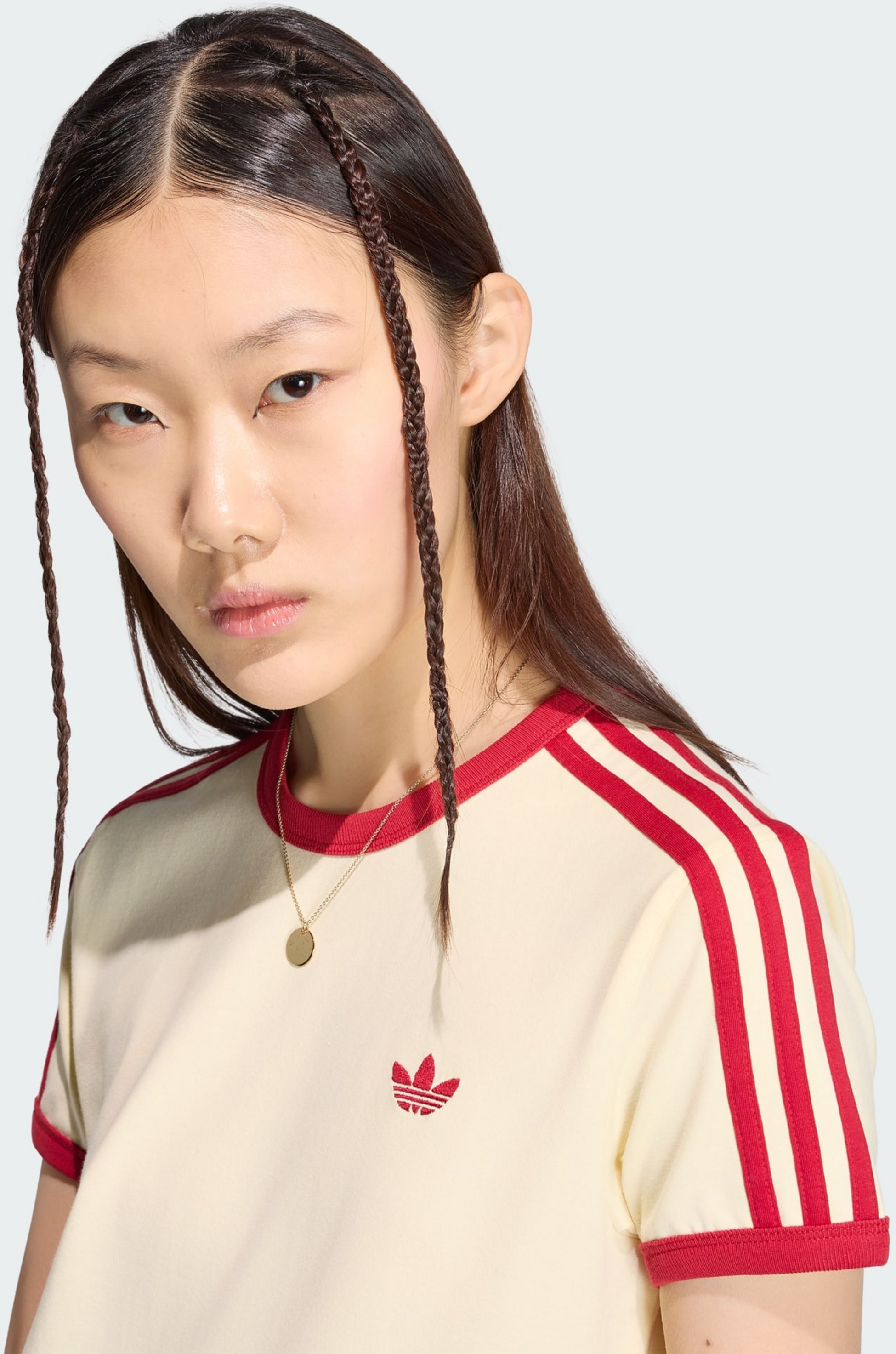 ADIDAS ORIGINALS, Adidas Originals 3 Stripes Slim T-shirt