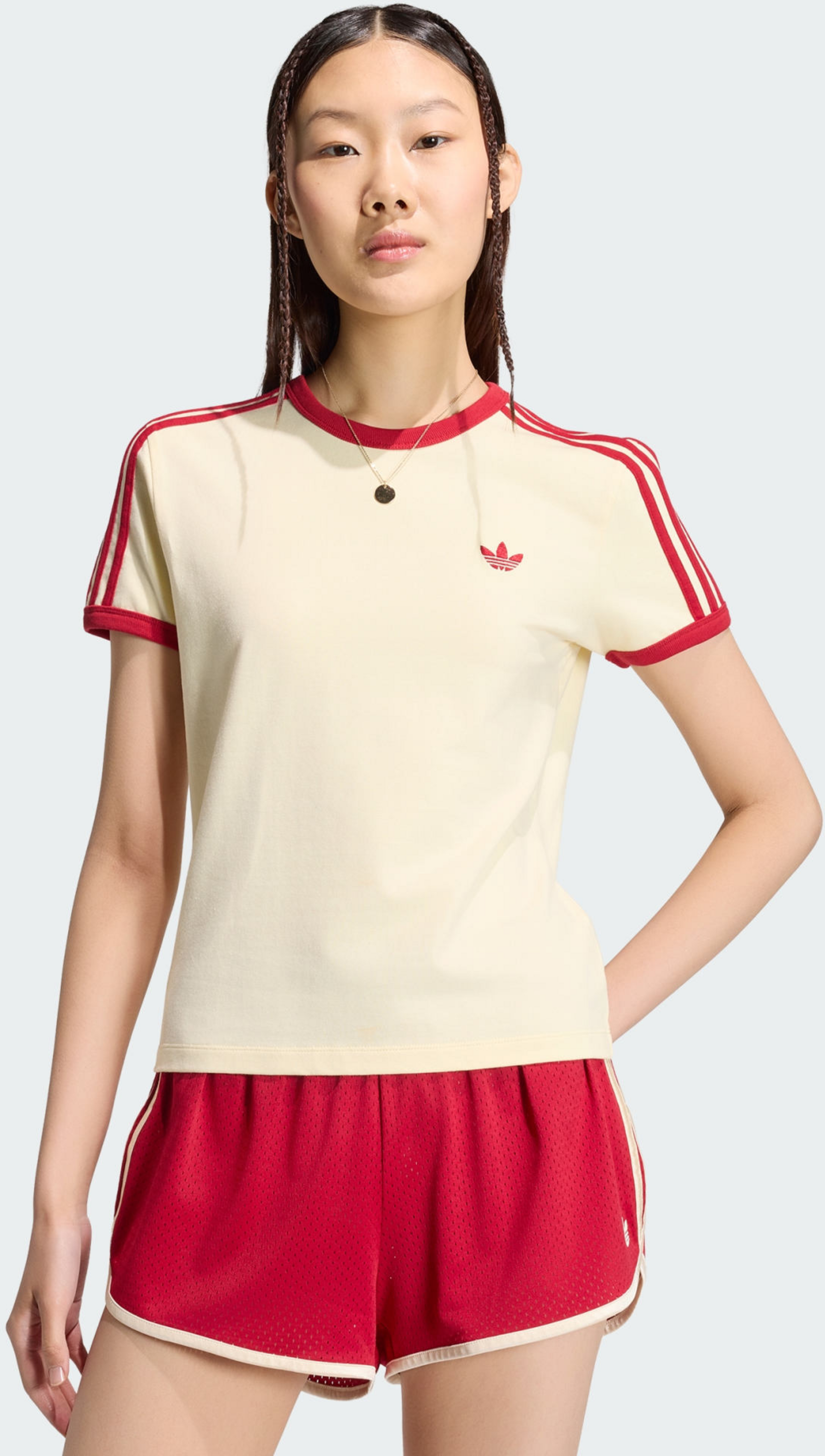 ADIDAS ORIGINALS, Adidas Originals 3 Stripes Slim T-shirt