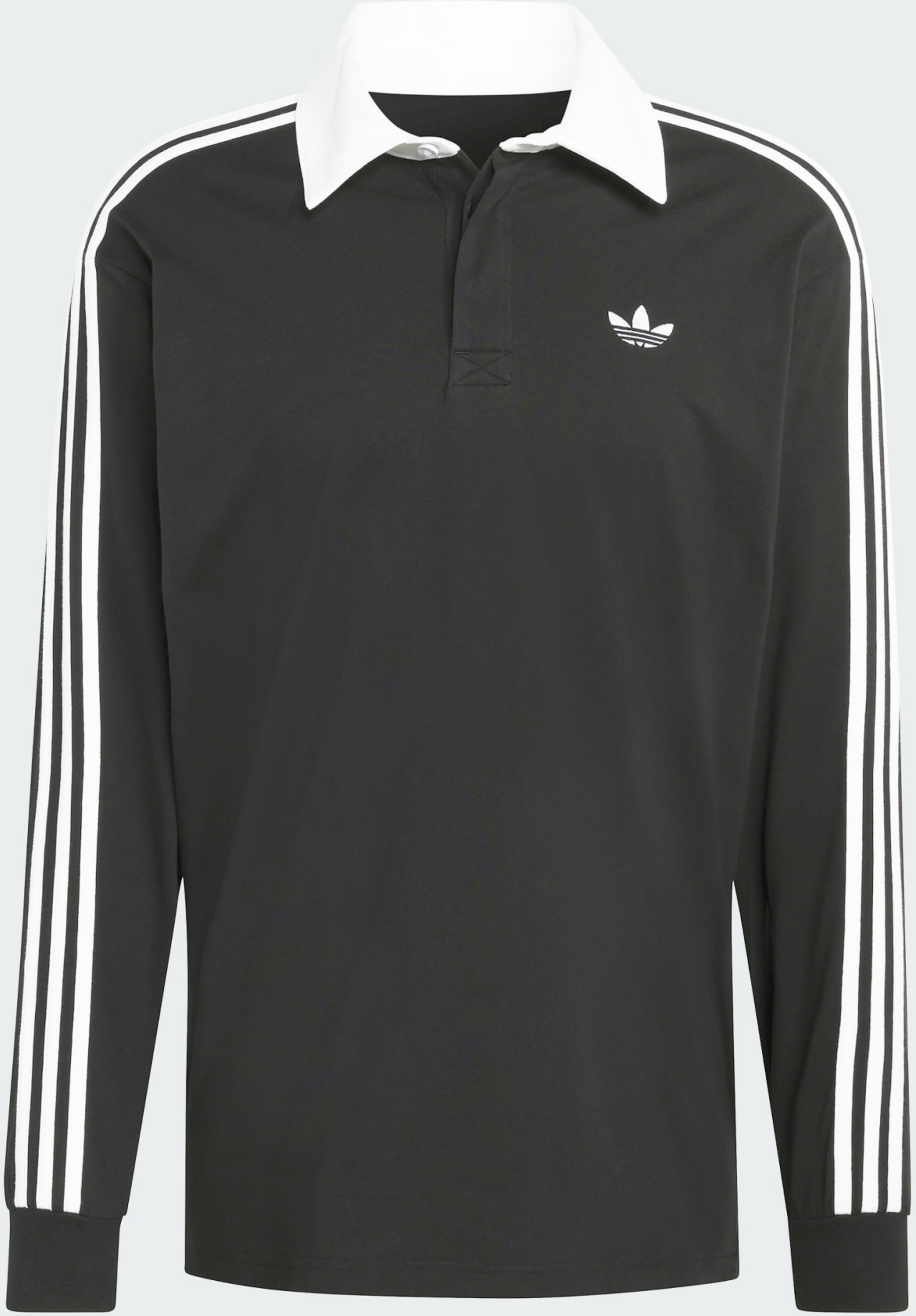 ADIDAS ORIGINALS, Adidas Originals 3-stripes Rugbypik&eacute;tr&ouml;ja Med L&aring;nga &Auml;rmar