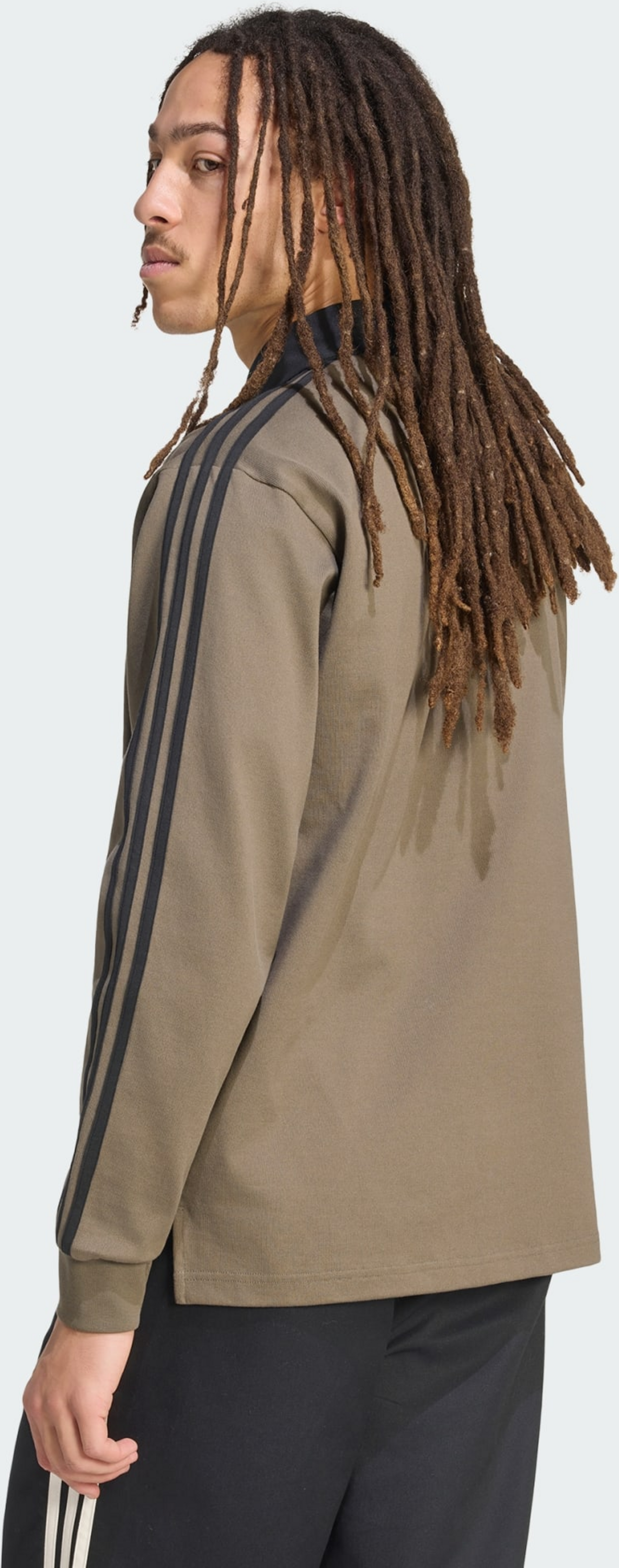 ADIDAS ORIGINALS, Adidas Originals 3-stripes Rugbypik&eacute;tr&ouml;ja Med L&aring;nga &Auml;rmar