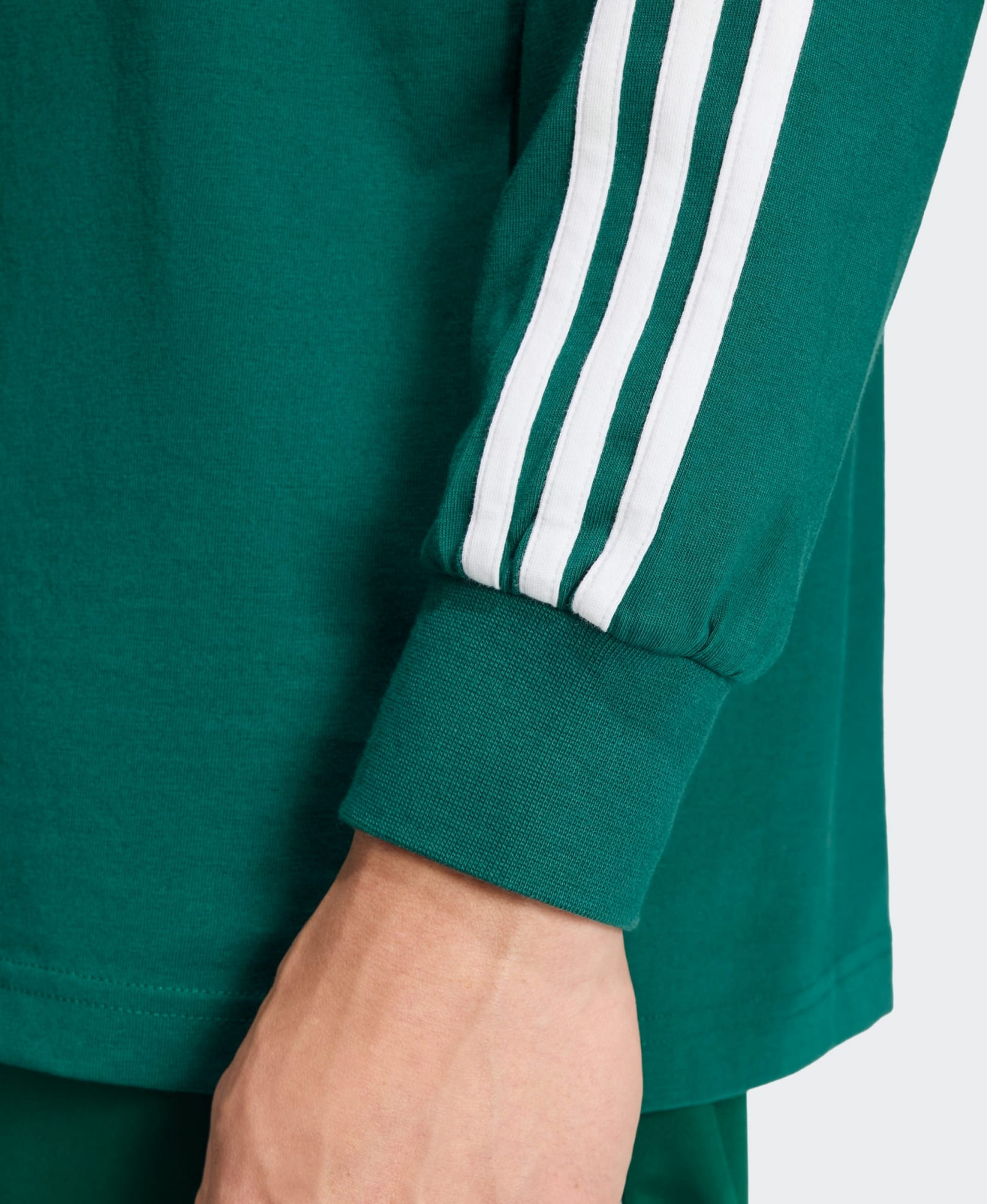 ADIDAS ORIGINALS, Adidas Originals 3-stripes Rugbypik&eacute;tr&ouml;ja Med L&aring;nga &Auml;rmar