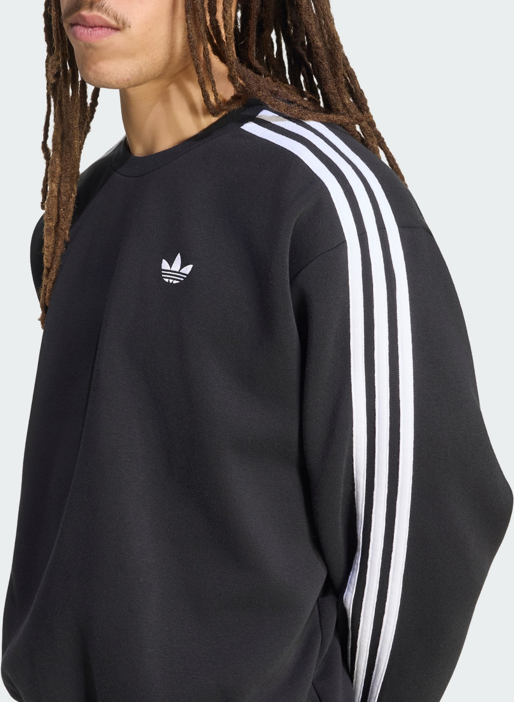 ADIDAS ORIGINALS, Adidas Originals Adicolor 3-stripes &Ouml;verdimensionerad Tr&ouml;ja Med Rund Hals