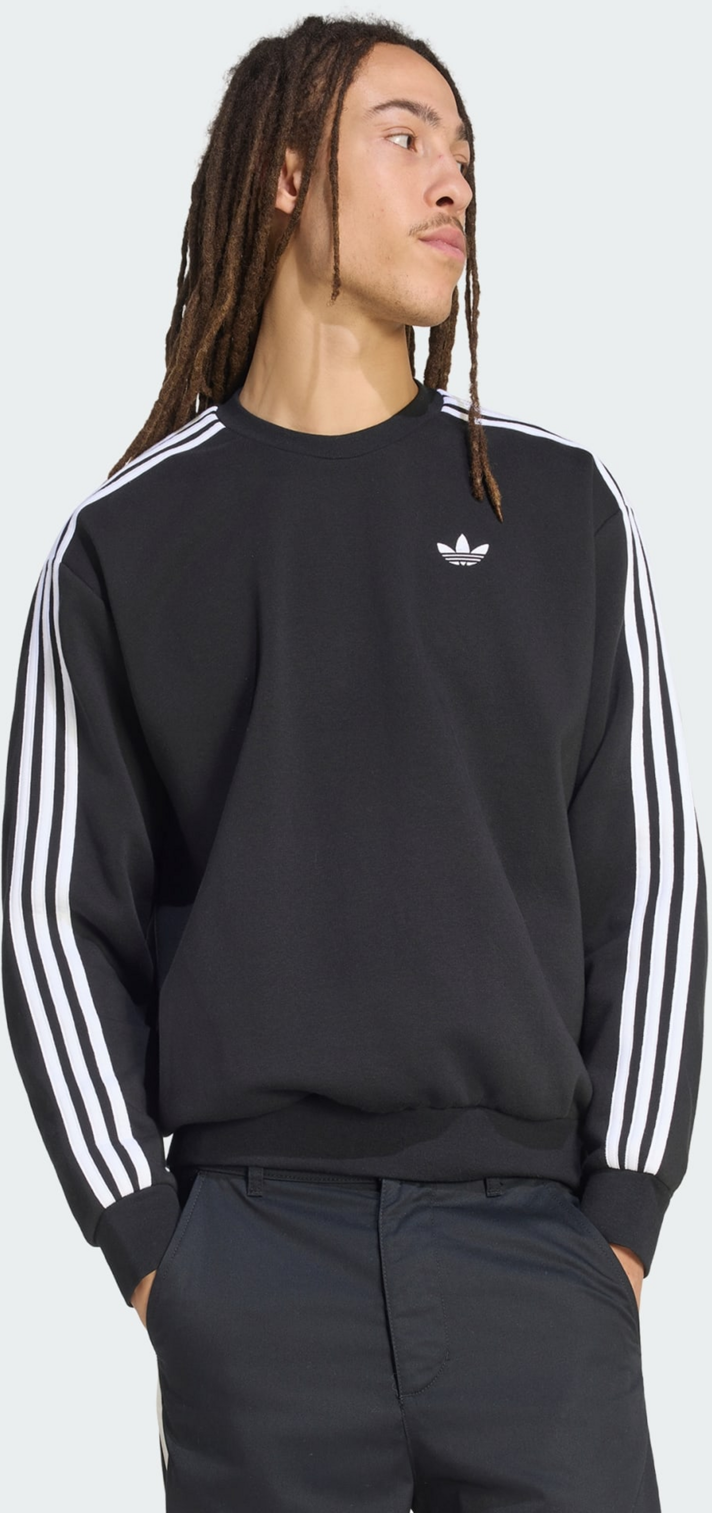 ADIDAS ORIGINALS, Adidas Originals Adicolor 3-stripes &Ouml;verdimensionerad Tr&ouml;ja Med Rund Hals