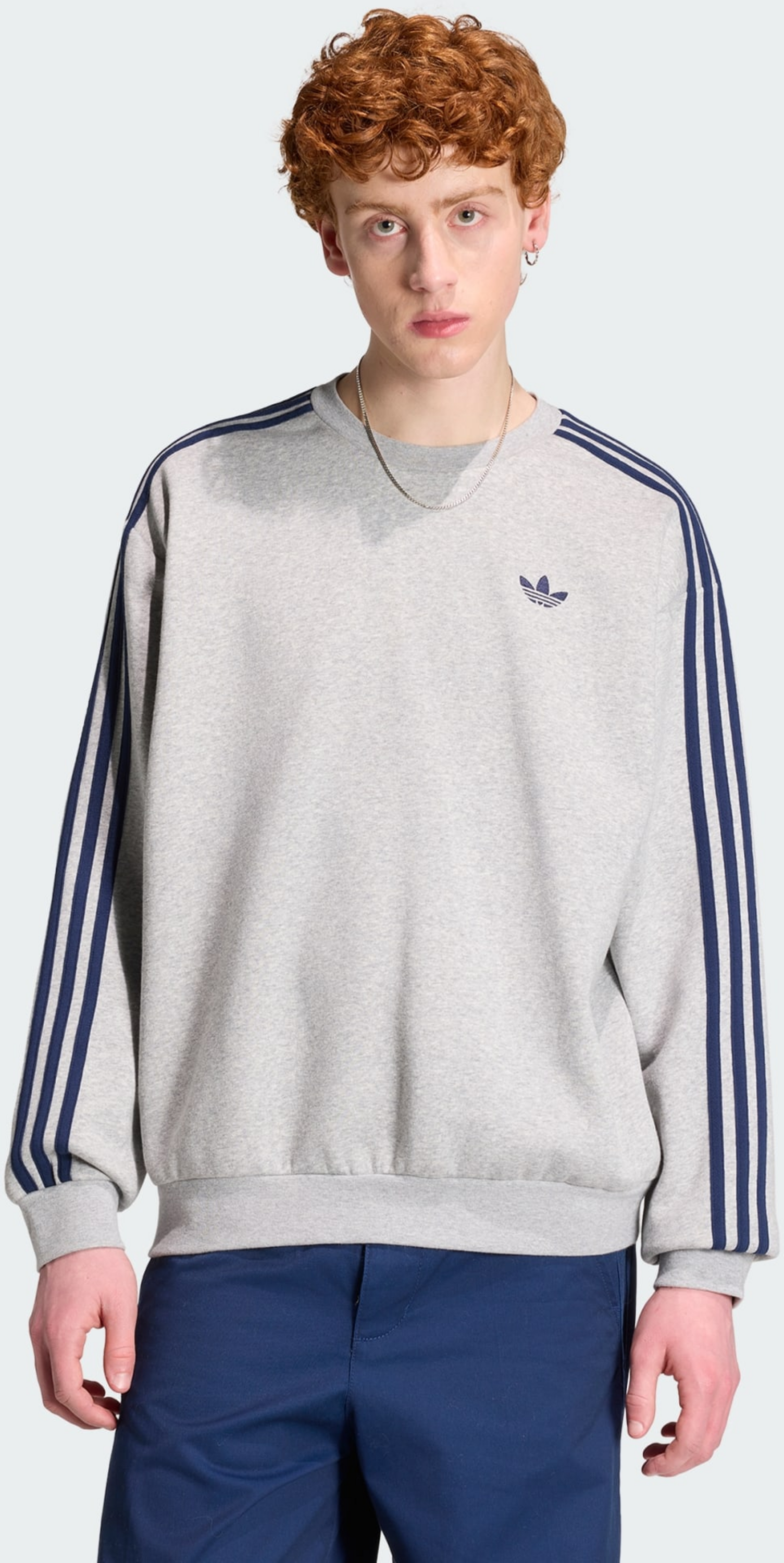 ADIDAS ORIGINALS, Adidas Originals Adicolor 3-stripes &Ouml;verdimensionerad Tr&ouml;ja Med Rund Hals