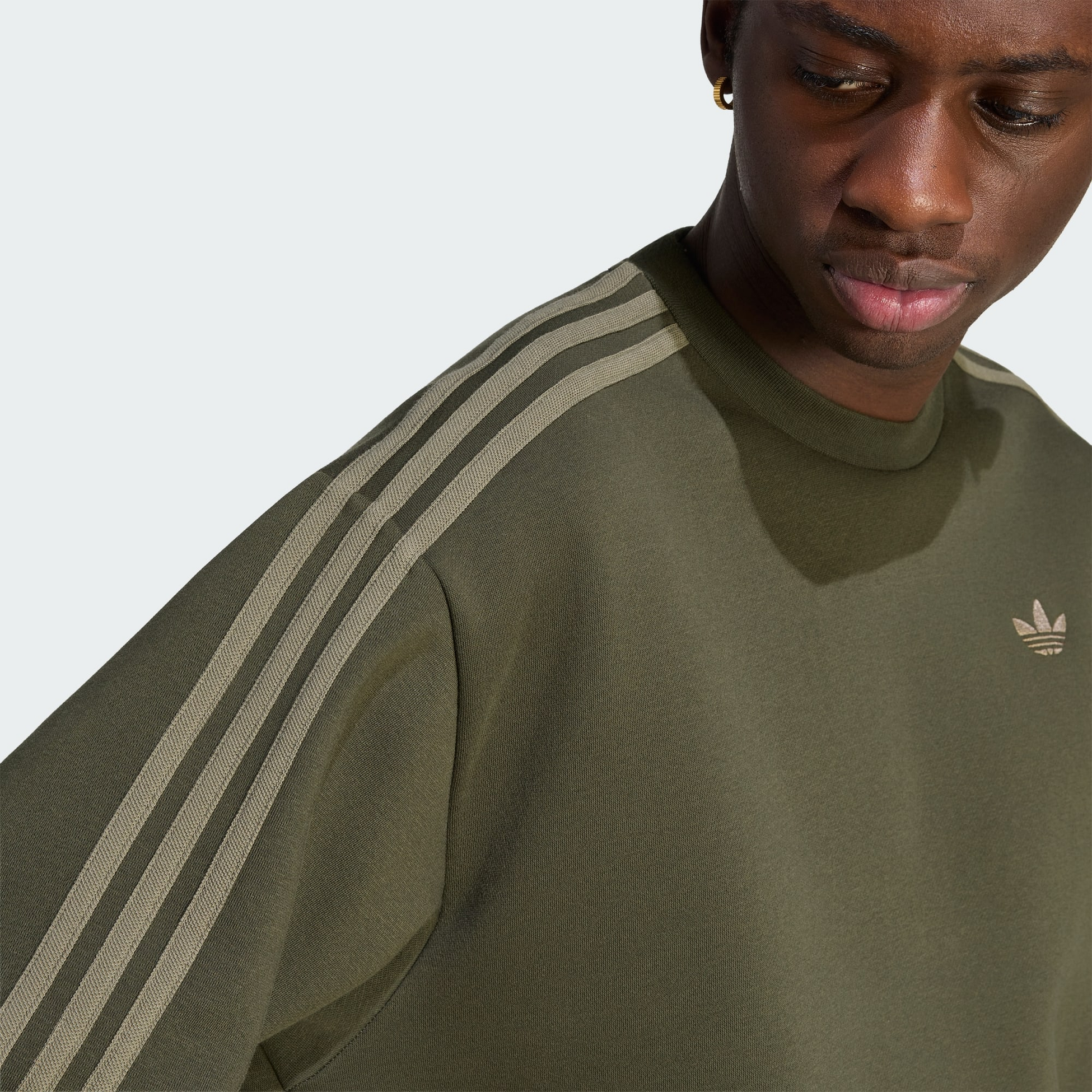 ADIDAS ORIGINALS, Adidas Originals Adicolor 3-stripes &Ouml;verdimensionerad Tr&ouml;ja Med Rund Hals