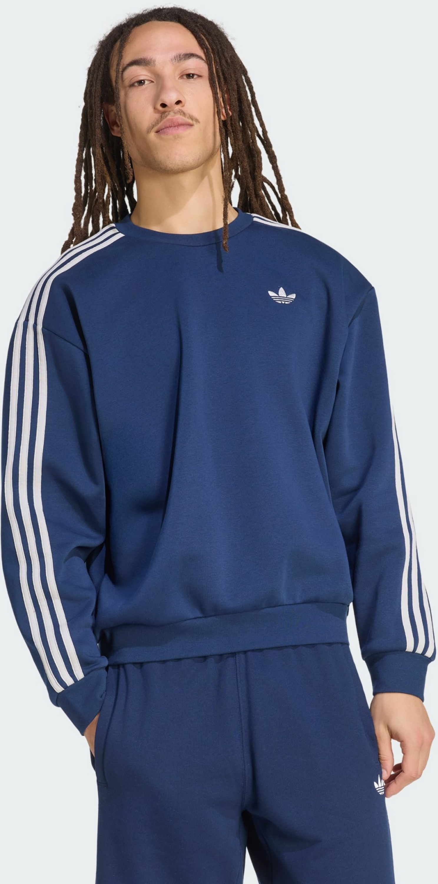 ADIDAS ORIGINALS, Adidas Originals Adicolor 3-stripes &Ouml;verdimensionerad Tr&ouml;ja Med Rund Hals