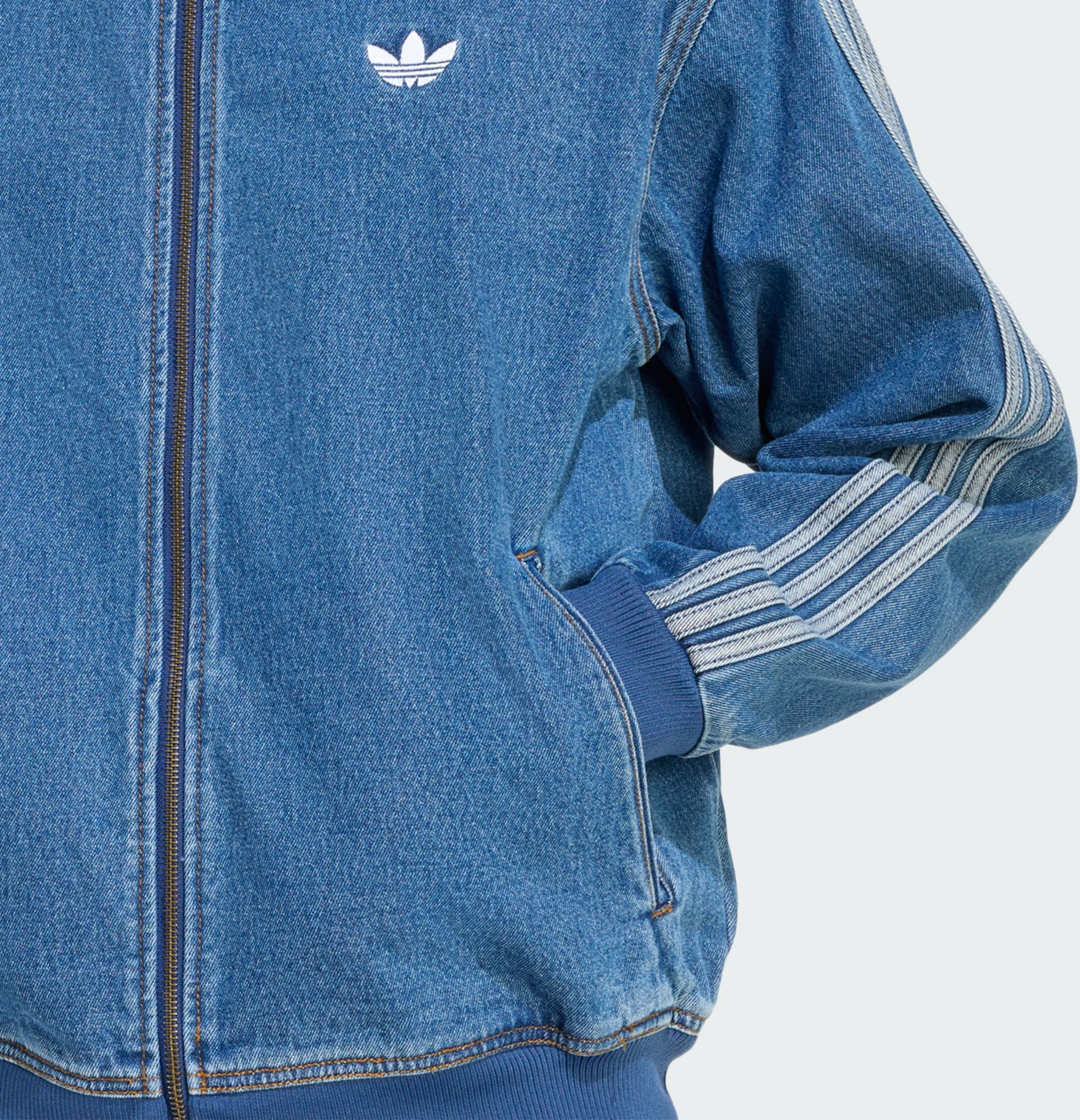 ADIDAS ORIGINALS, Adidas Originals Adicolor Denim Firebird Tr&auml;ningsjacka
